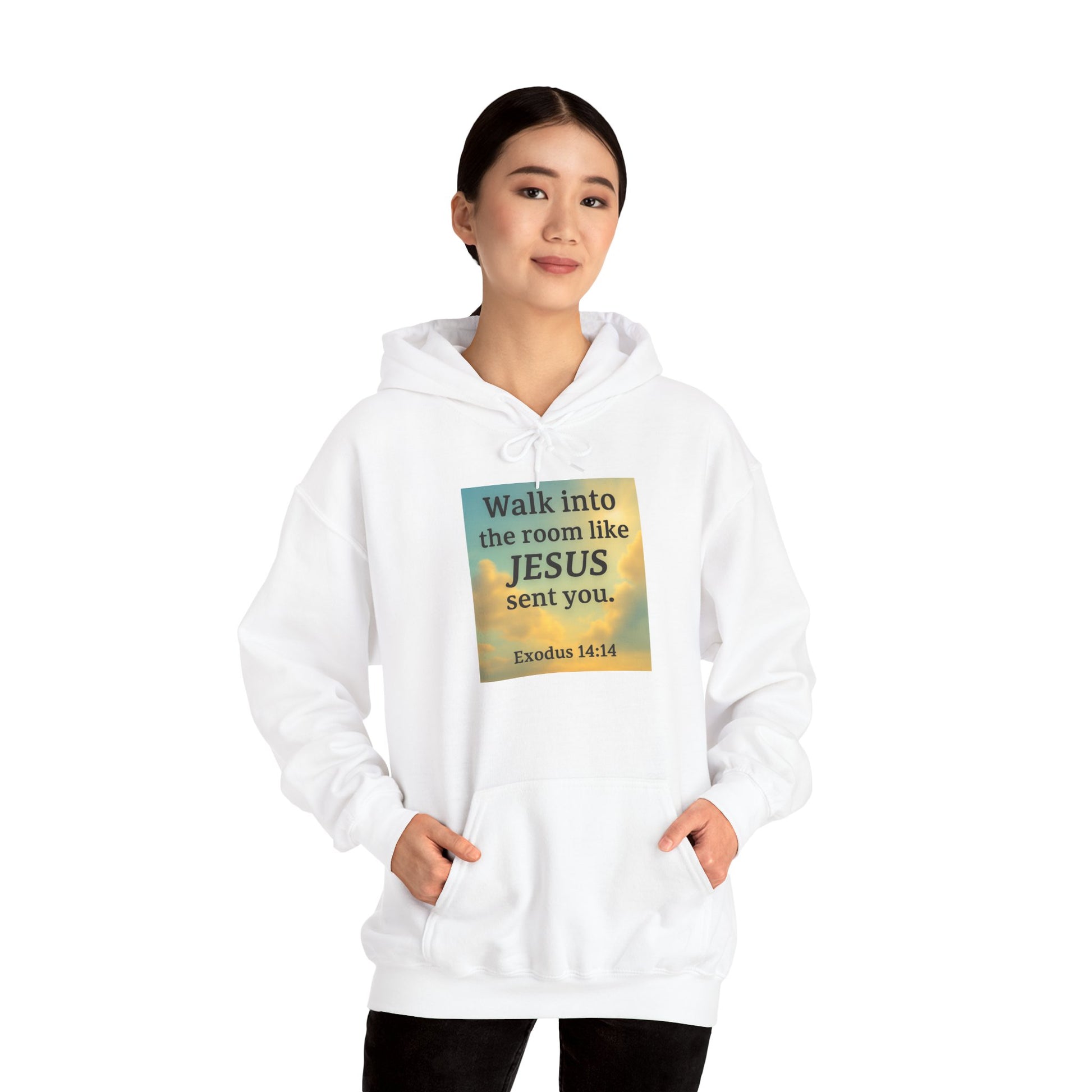 Walk Into The Room Unisex Heavy Blend™ Hooded Sweatshirt