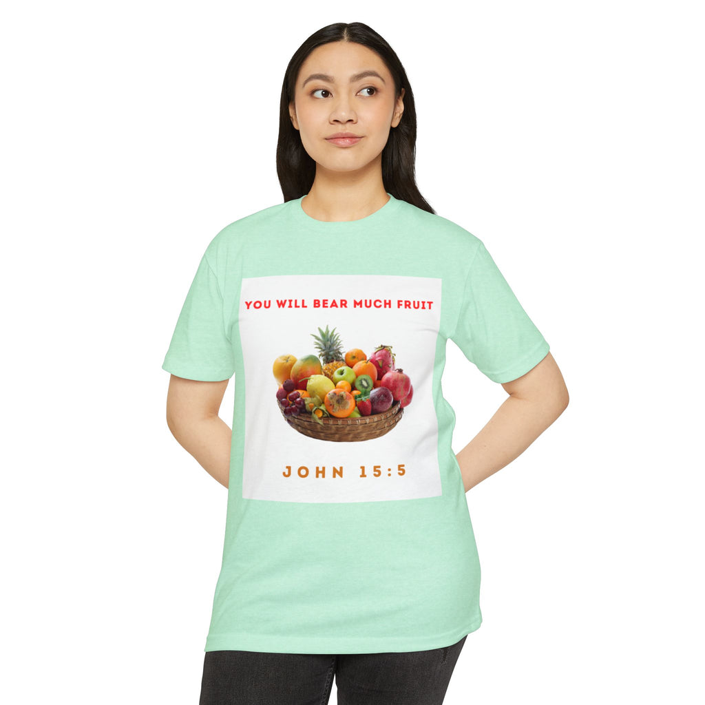 Fruitful Blessings Unisex T-Shirt, Inspirational Gift, Christian Tee, Summer Style, Motivational Shirt, Faith-Based Apparel