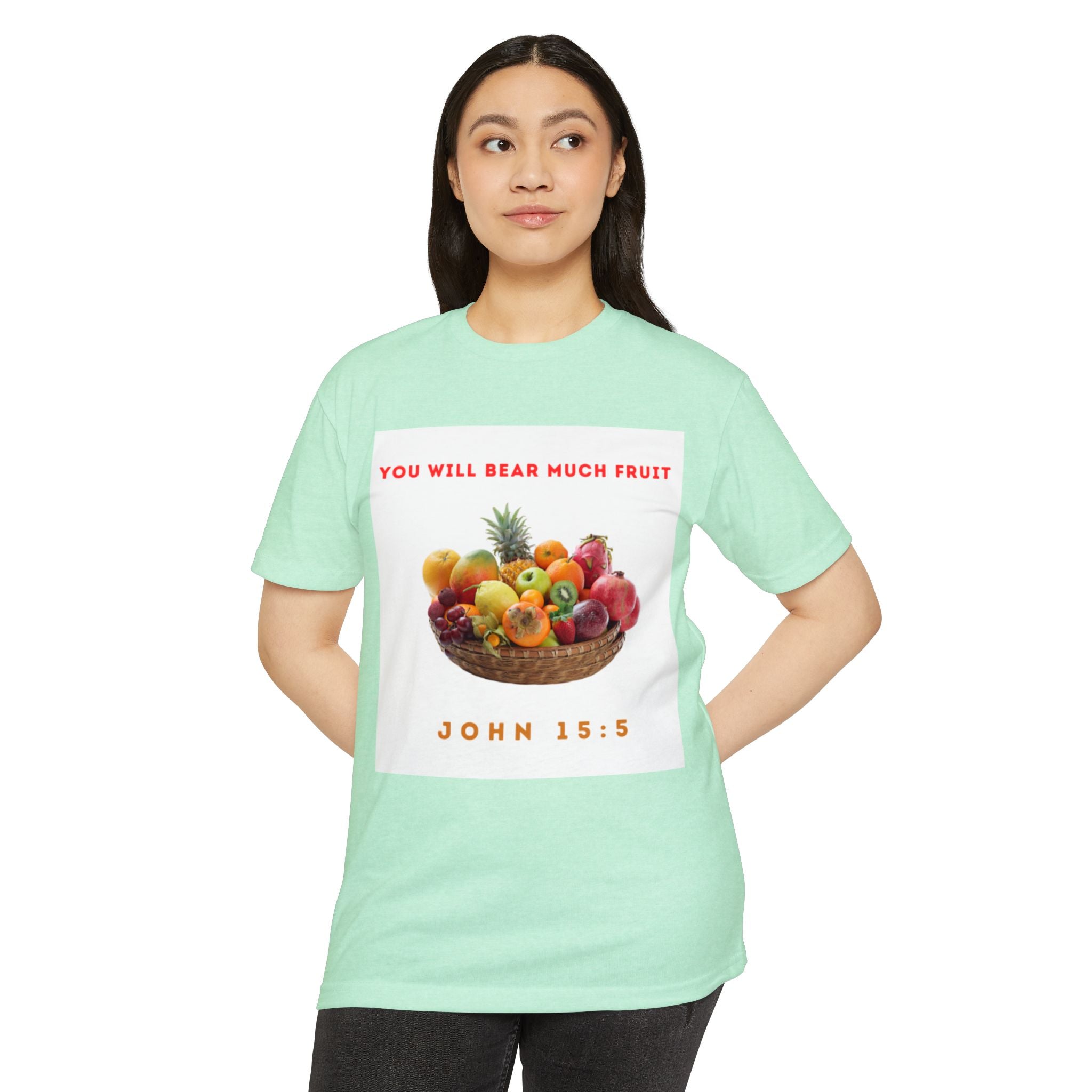 Fruitful Blessings Unisex T-Shirt, Inspirational Gift, Christian Tee, Summer Style, Motivational Shirt, Faith-Based Apparel