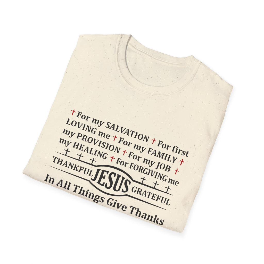 Thankful Jesus Grateful T-Shirt