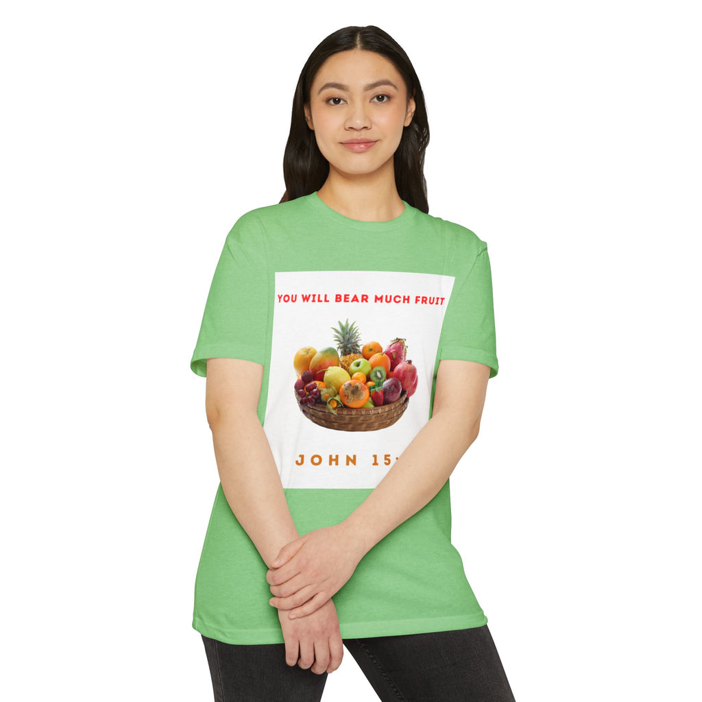 Fruitful Blessings Unisex T-Shirt, Inspirational Gift, Christian Tee, Summer Style, Motivational Shirt, Faith-Based Apparel