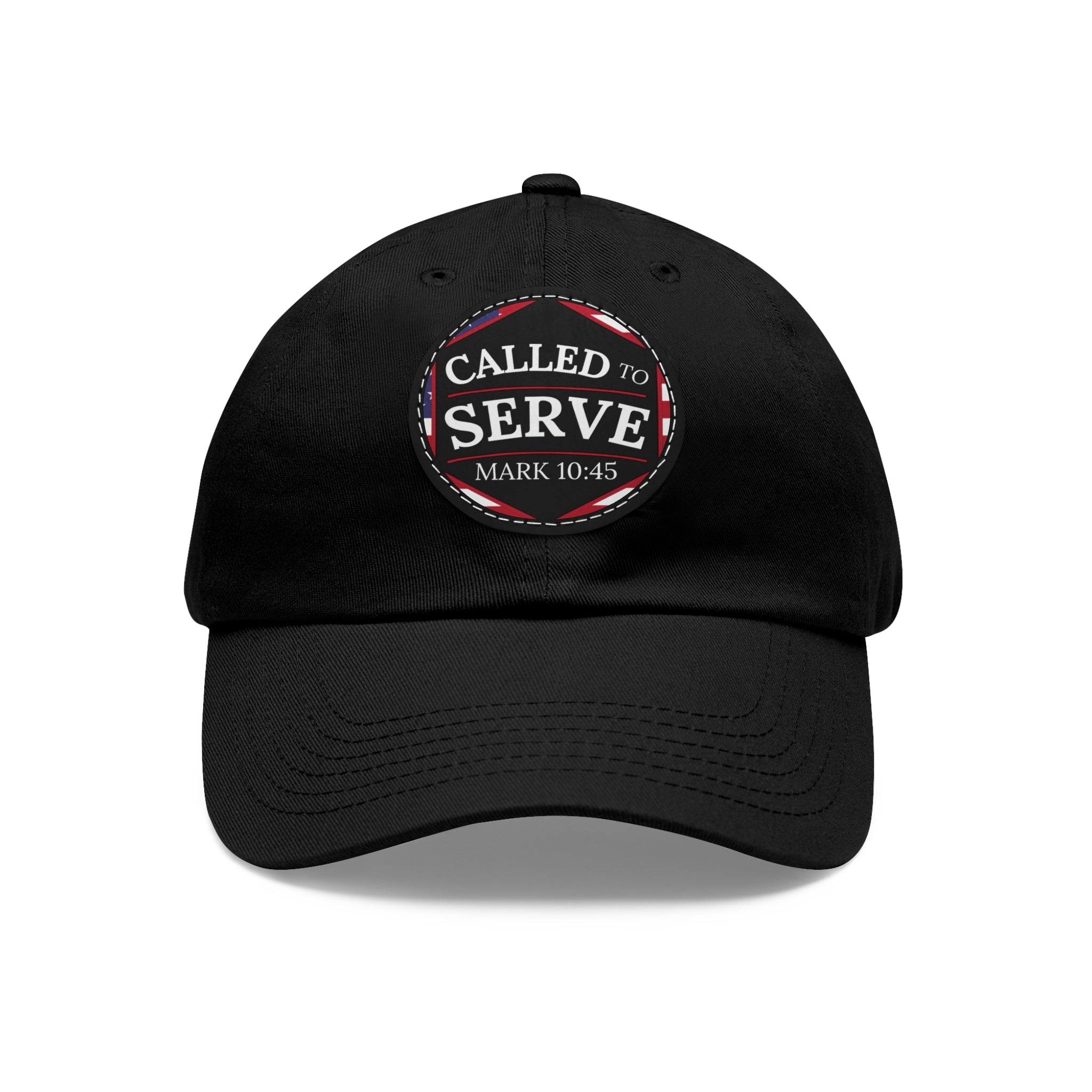 Called to Serve Dad Hat with Leather Patch