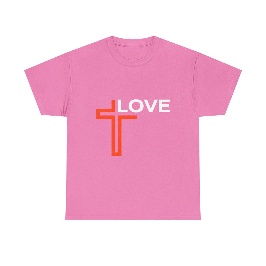 Love Unisex Heavy Cotton T-Shirt – Christian Faith Tee, Inspirational Apparel