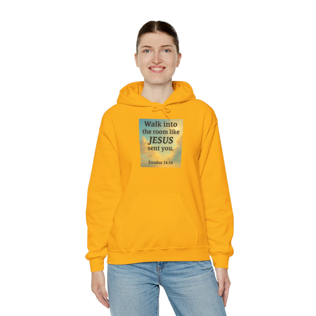 Walk Into The Room Unisex Heavy Blend™ Hooded Sweatshirt