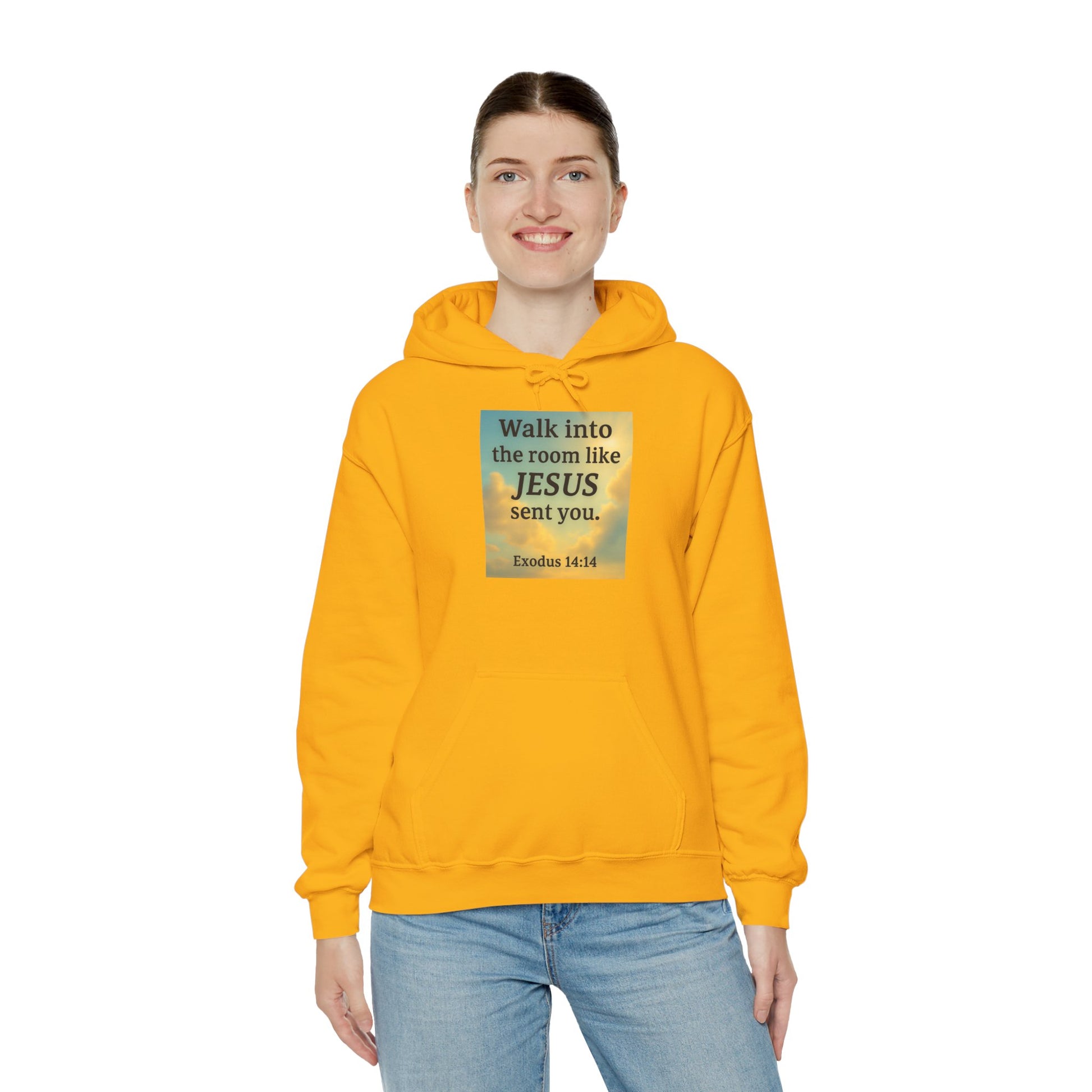 Walk Into The Room Unisex Heavy Blend™ Hooded Sweatshirt