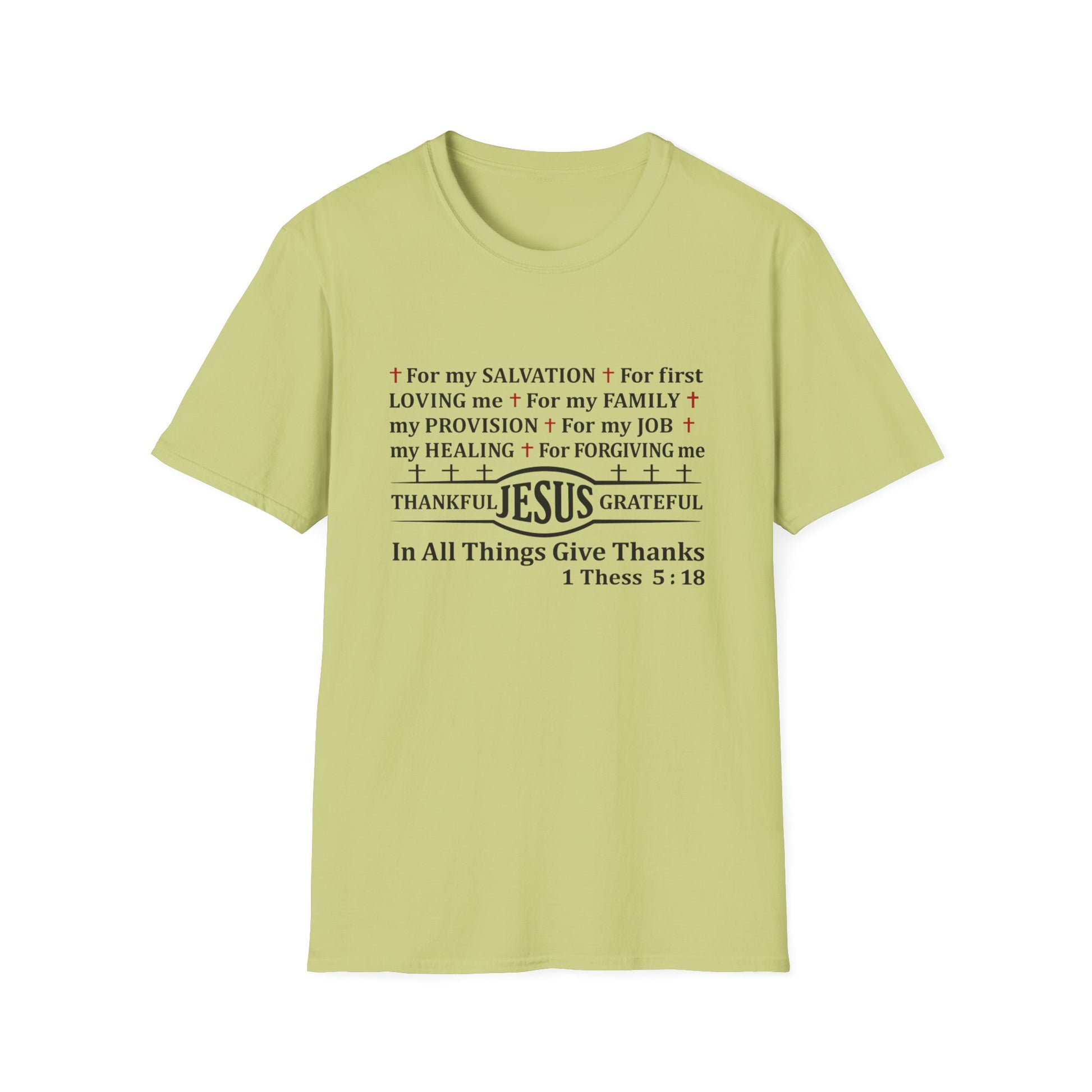 Thankful Jesus Grateful T-Shirt