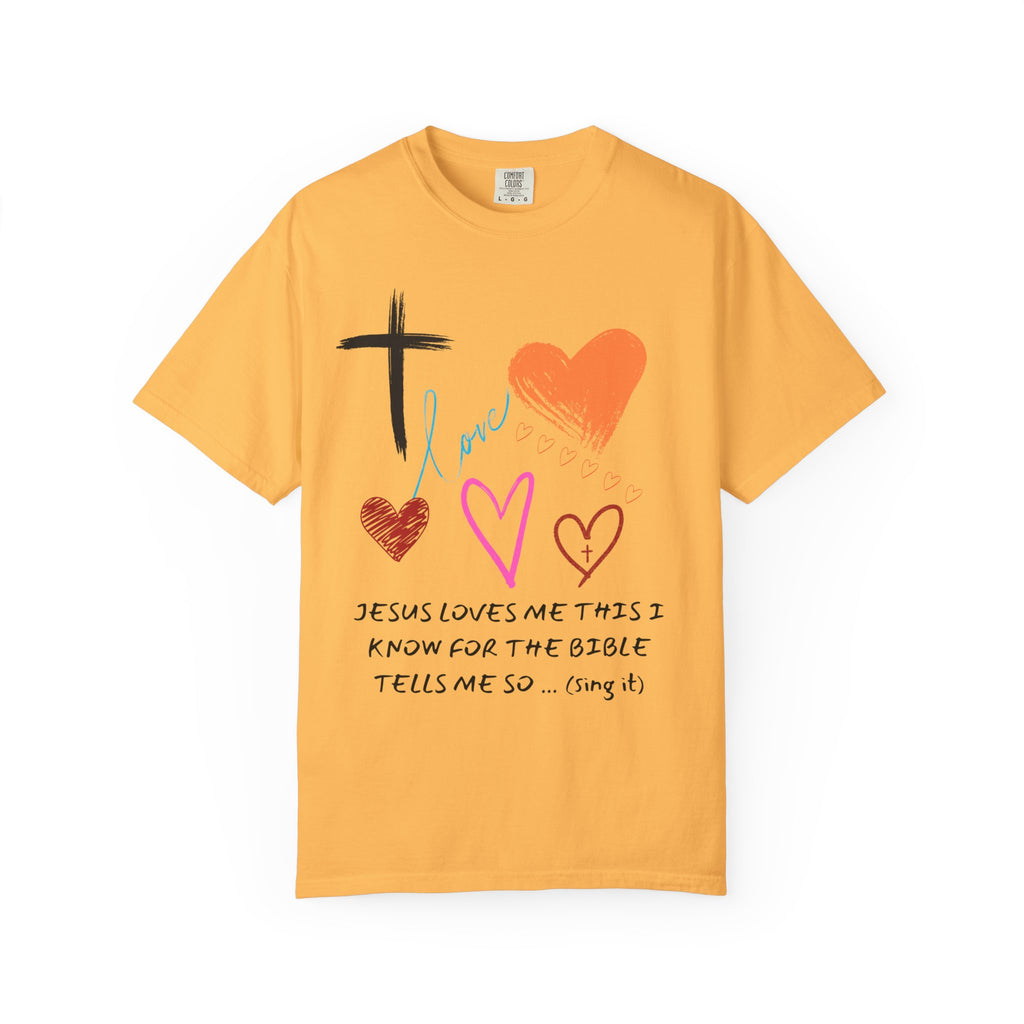 Faith-Inspired Unisex T-Shirt | Jesus Loves Me Design | Christian Apparel, Inspirational Gift, Casual Wear, Spiritual Clothing, Everyday Tee