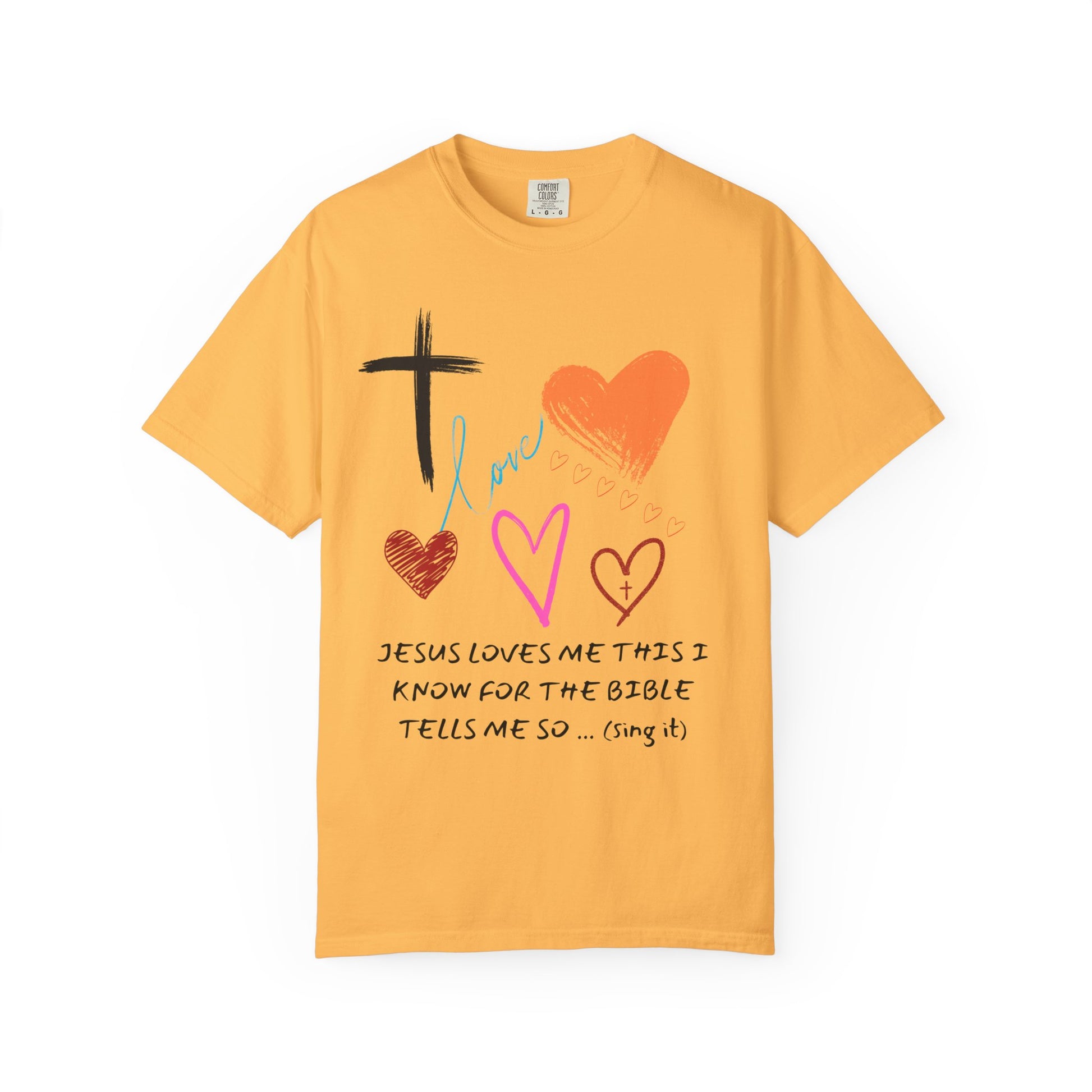 Faith-Inspired Unisex T-Shirt | Jesus Loves Me Design | Christian Apparel, Inspirational Gift, Casual Wear, Spiritual Clothing, Everyday Tee