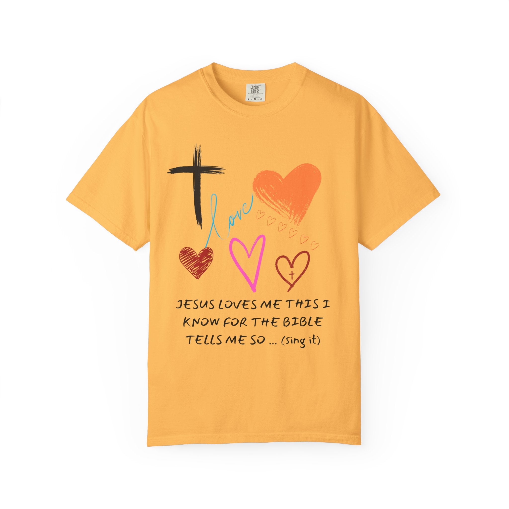 Faith-Inspired Unisex T-Shirt | Jesus Loves Me Design | Christian Apparel, Inspirational Gift, Casual Wear, Spiritual Clothing, Everyday Tee