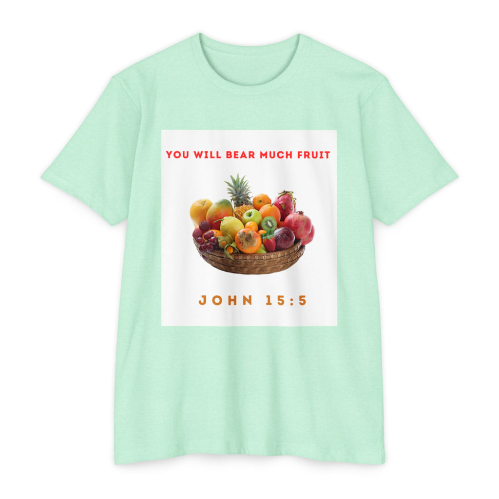 Fruitful Blessings Unisex T-Shirt, Inspirational Gift, Christian Tee, Summer Style, Motivational Shirt, Faith-Based Apparel