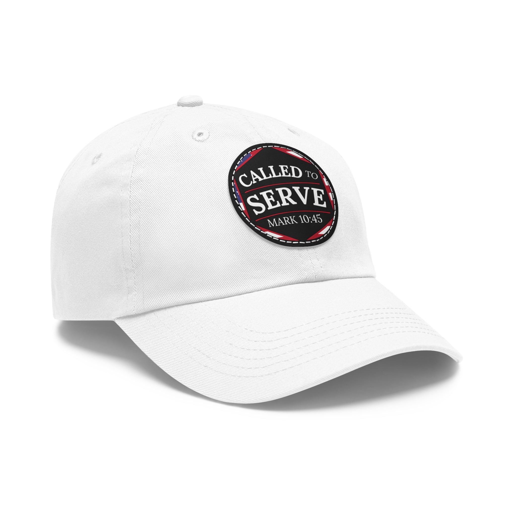 Called to Serve Dad Hat with Leather Patch