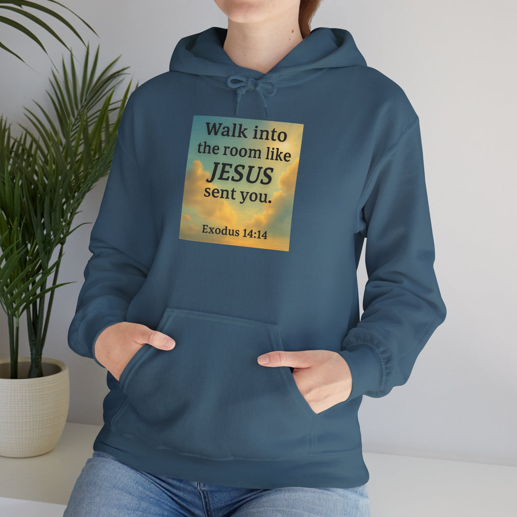 Walk Into The Room Unisex Heavy Blend™ Hooded Sweatshirt