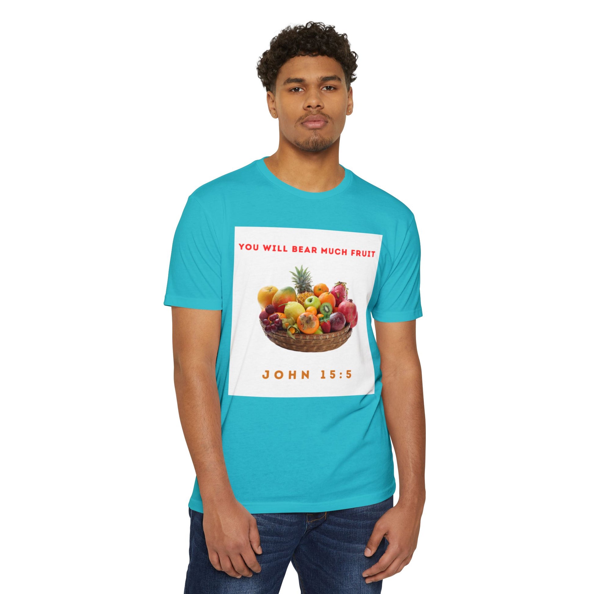 Fruitful Blessings Unisex T-Shirt, Inspirational Gift, Christian Tee, Summer Style, Motivational Shirt, Faith-Based Apparel