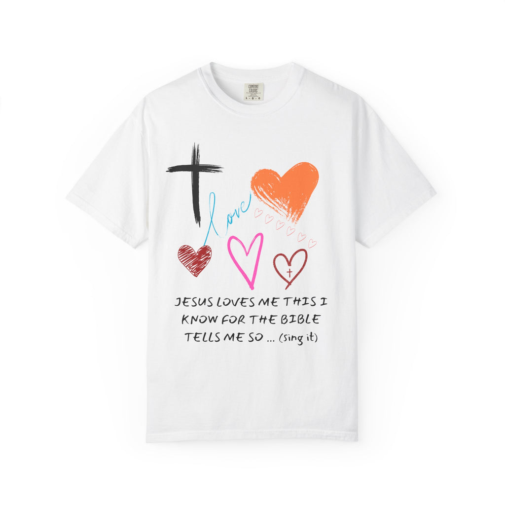 Faith-Inspired Unisex T-Shirt | Jesus Loves Me Design | Christian Apparel, Inspirational Gift, Casual Wear, Spiritual Clothing, Everyday Tee
