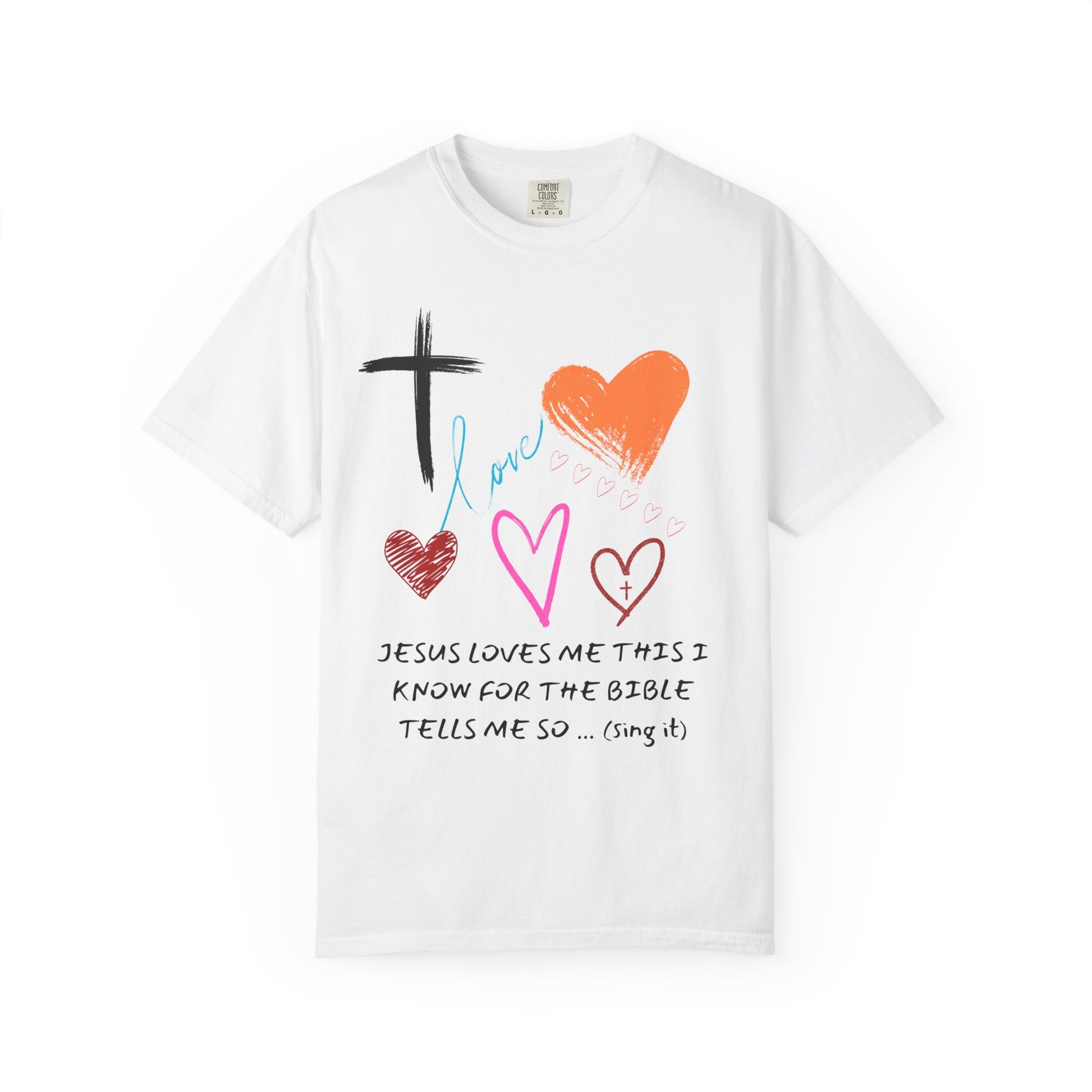 Faith-Inspired Unisex T-Shirt | Jesus Loves Me Design | Christian Apparel, Inspirational Gift, Casual Wear, Spiritual Clothing, Everyday Tee