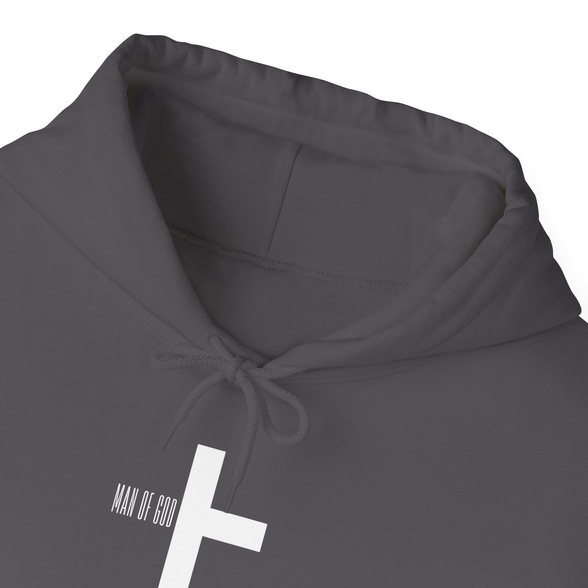 Man of God Hoodie – “I’m All In” Christian Fleece Sweatshirt, Faith Apparel Gift