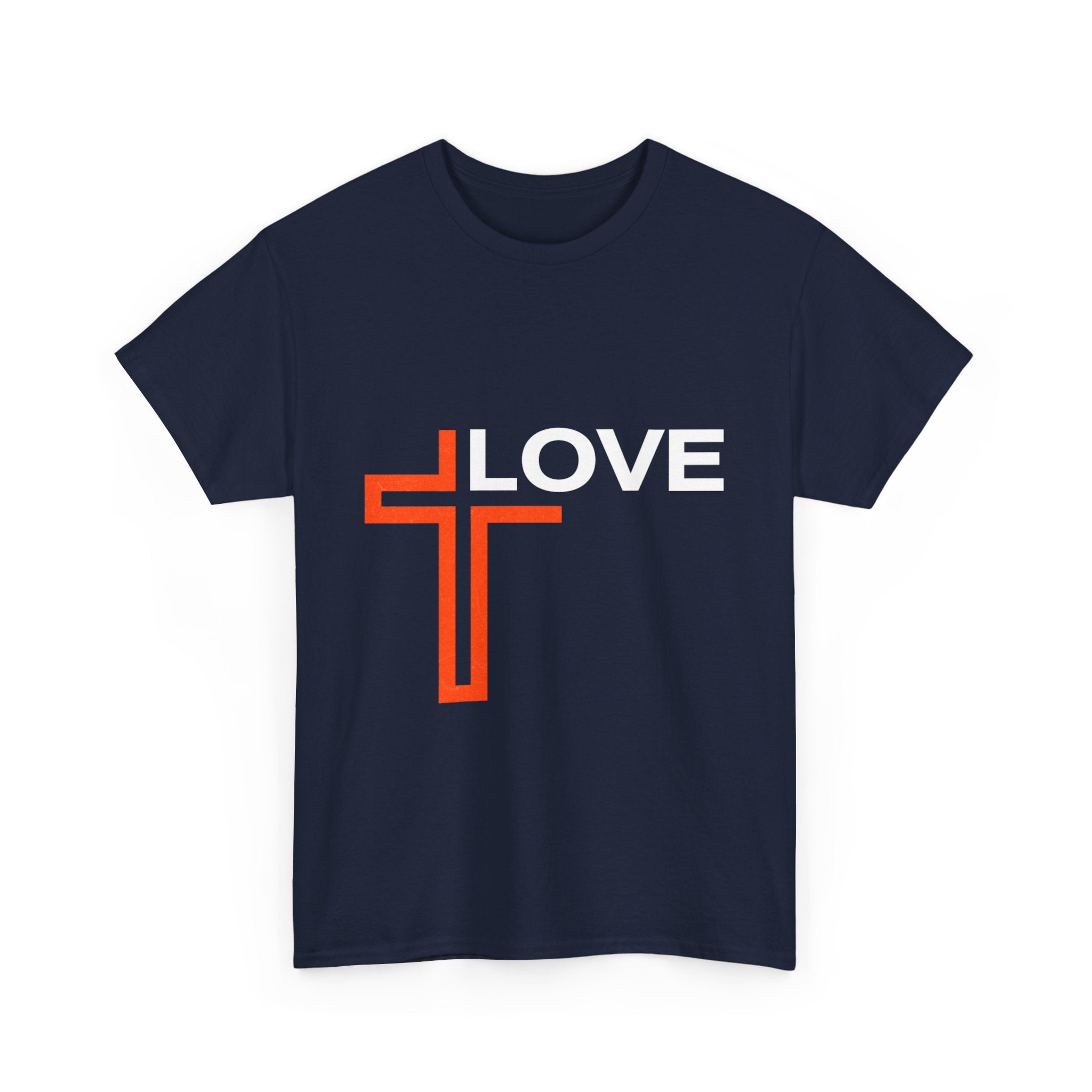 Love Unisex Heavy Cotton T-Shirt – Christian Faith Tee, Inspirational Apparel