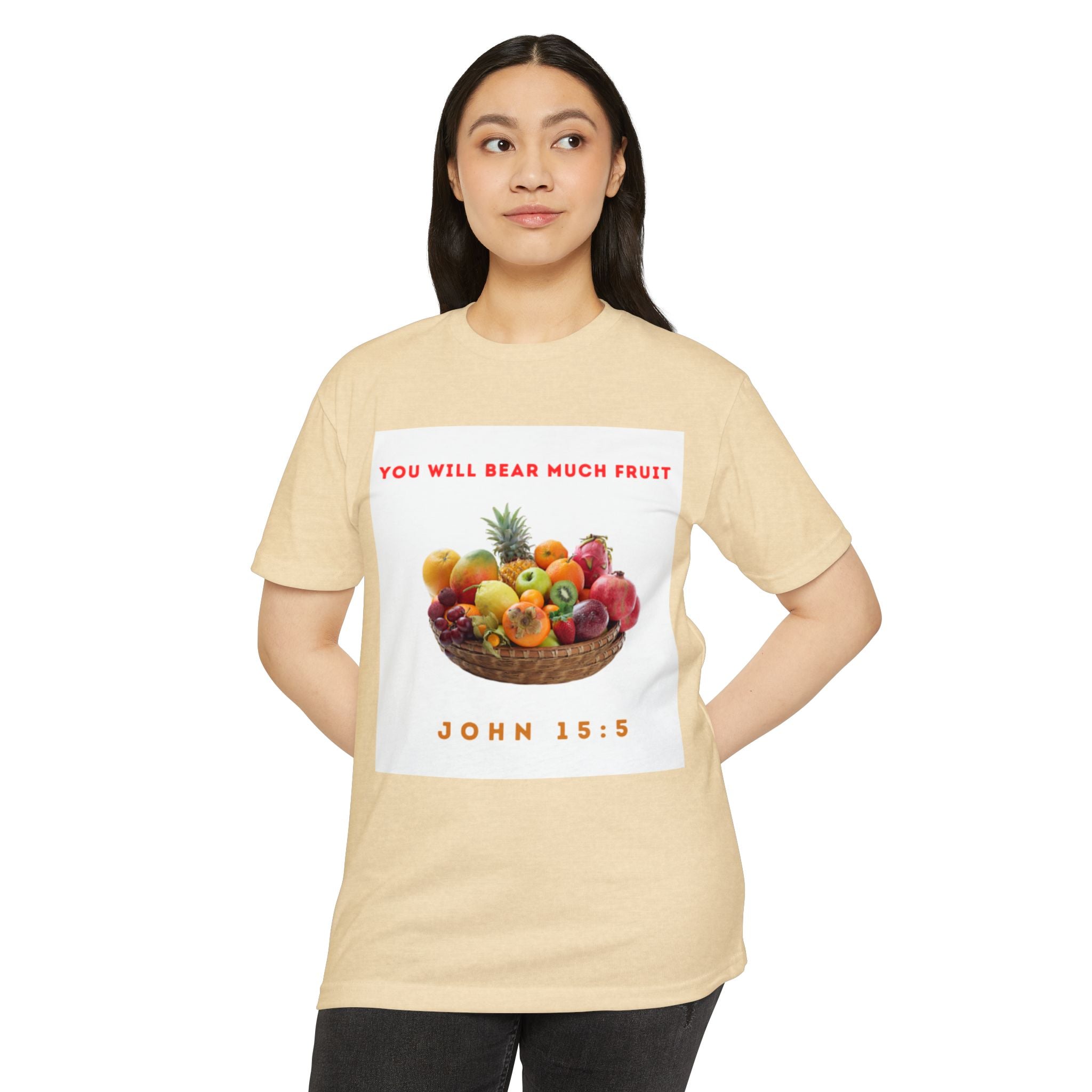 Fruitful Blessings Unisex T-Shirt, Inspirational Gift, Christian Tee, Summer Style, Motivational Shirt, Faith-Based Apparel