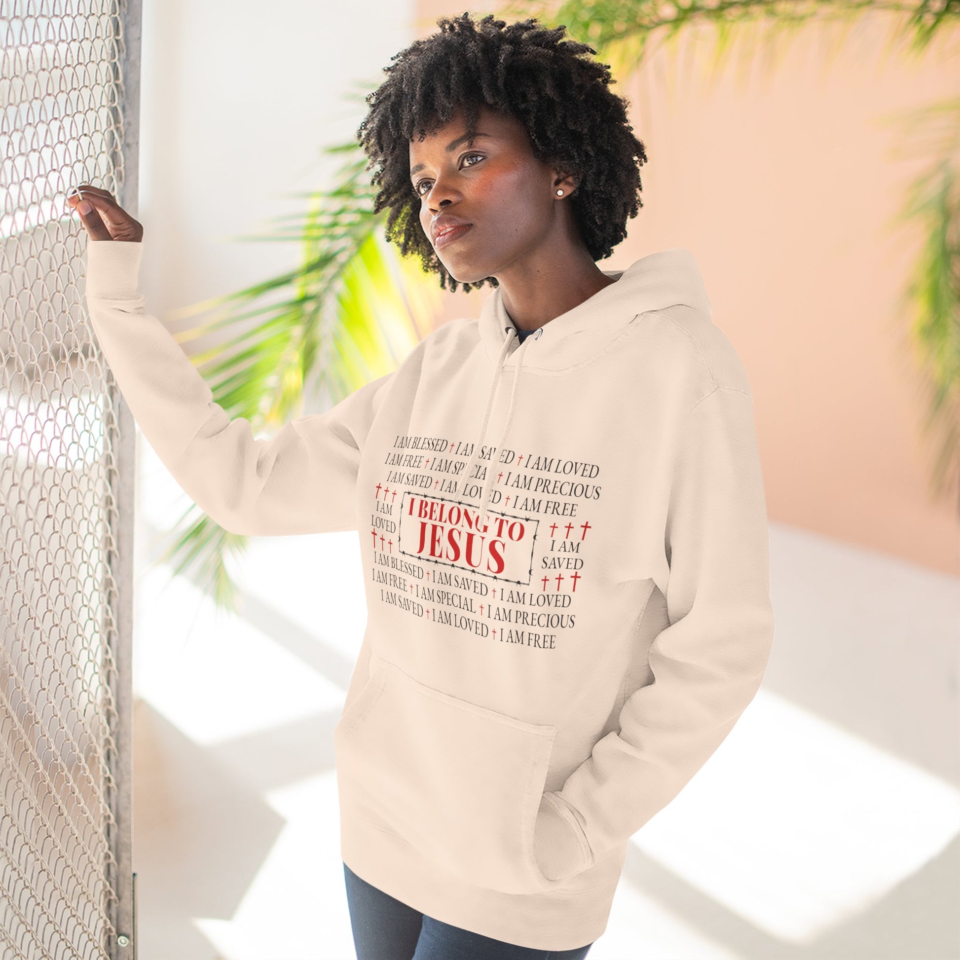 I Belong To Jesus Hoodie – Unisex Fleece Christian Sweatshirt, Faith Apparel Gift