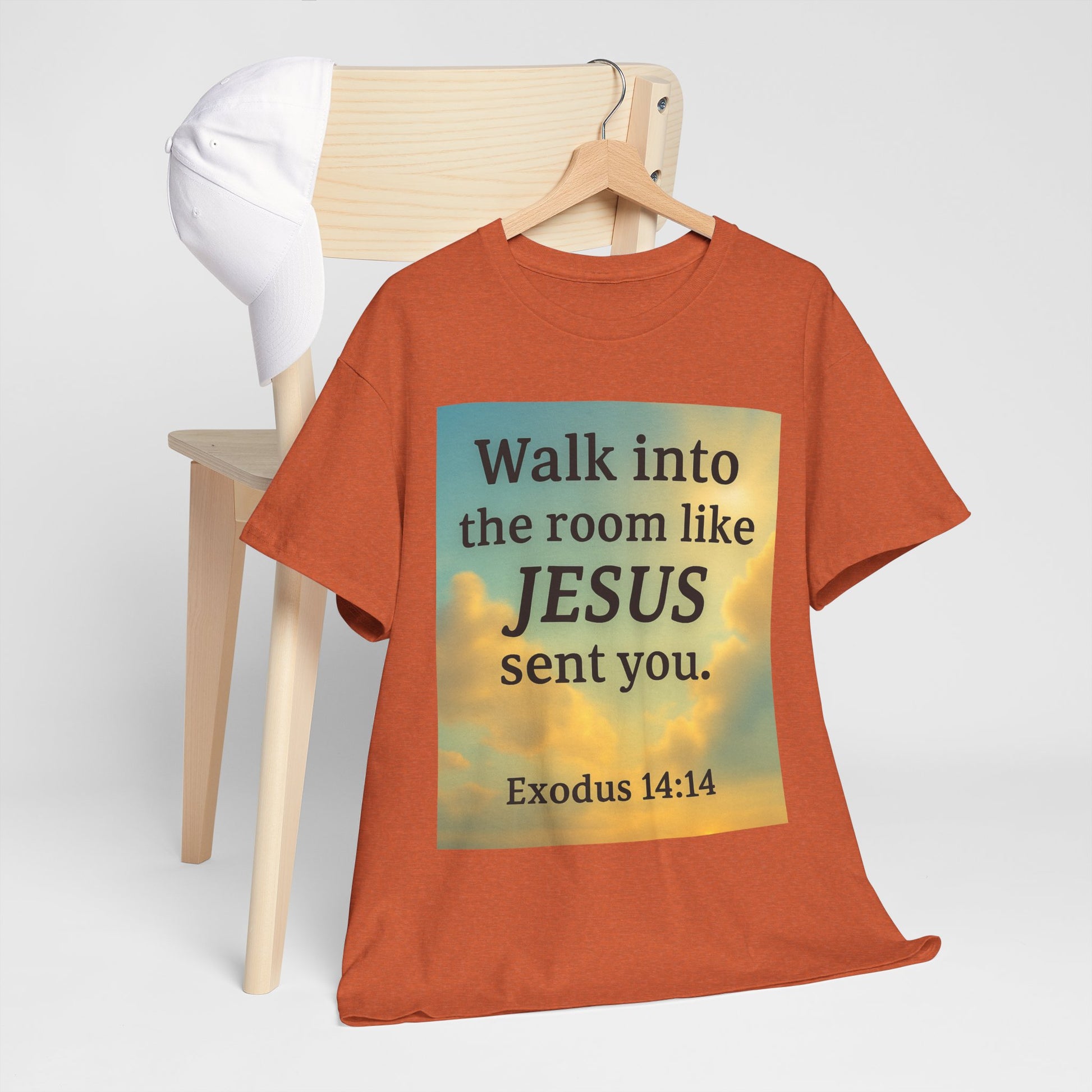 Walk into the Room like JESUS, Cotton T-Shirt