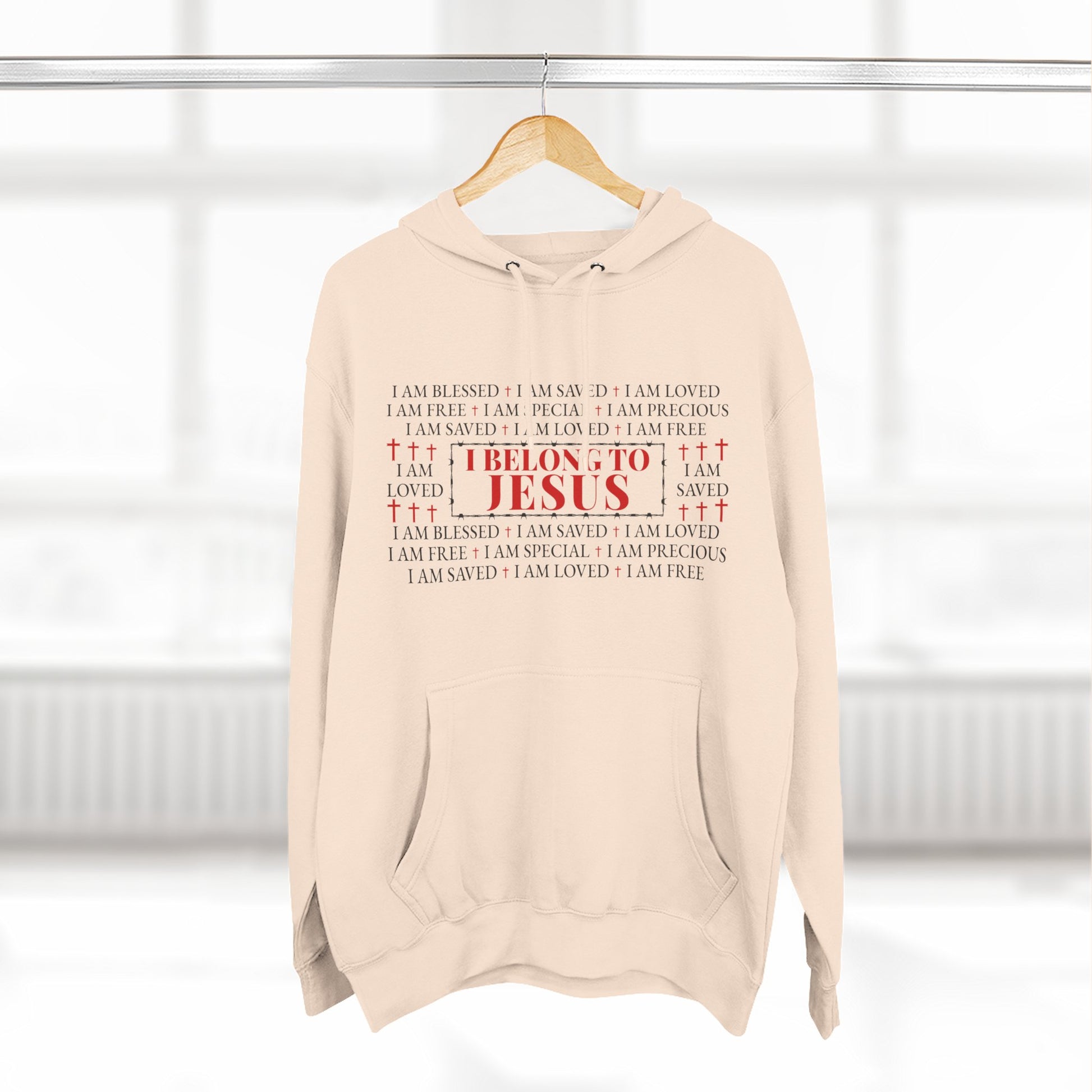 I Belong To Jesus Hoodie – Unisex Fleece Christian Sweatshirt, Faith Apparel Gift