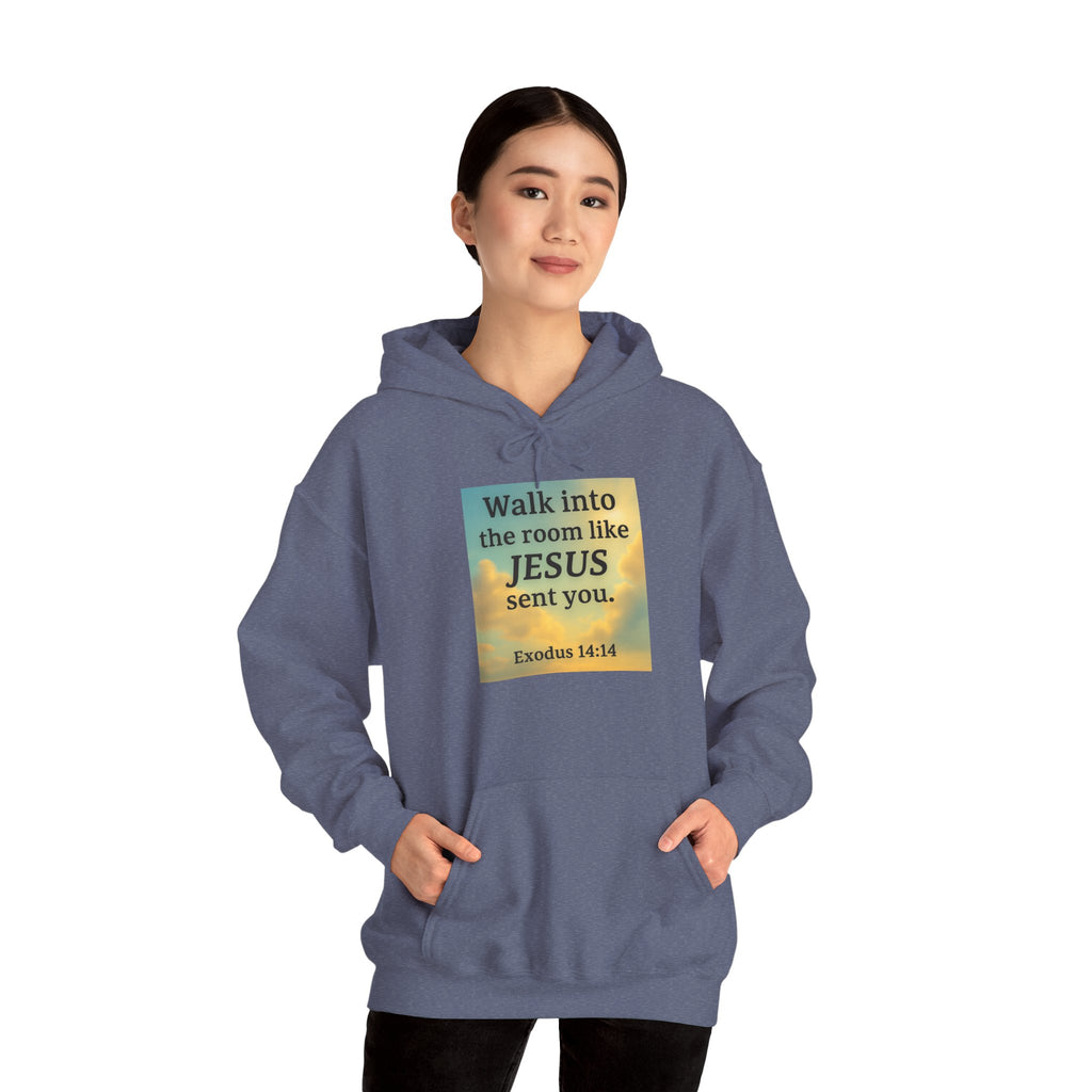 Walk Into The Room Unisex Heavy Blend™ Hooded Sweatshirt