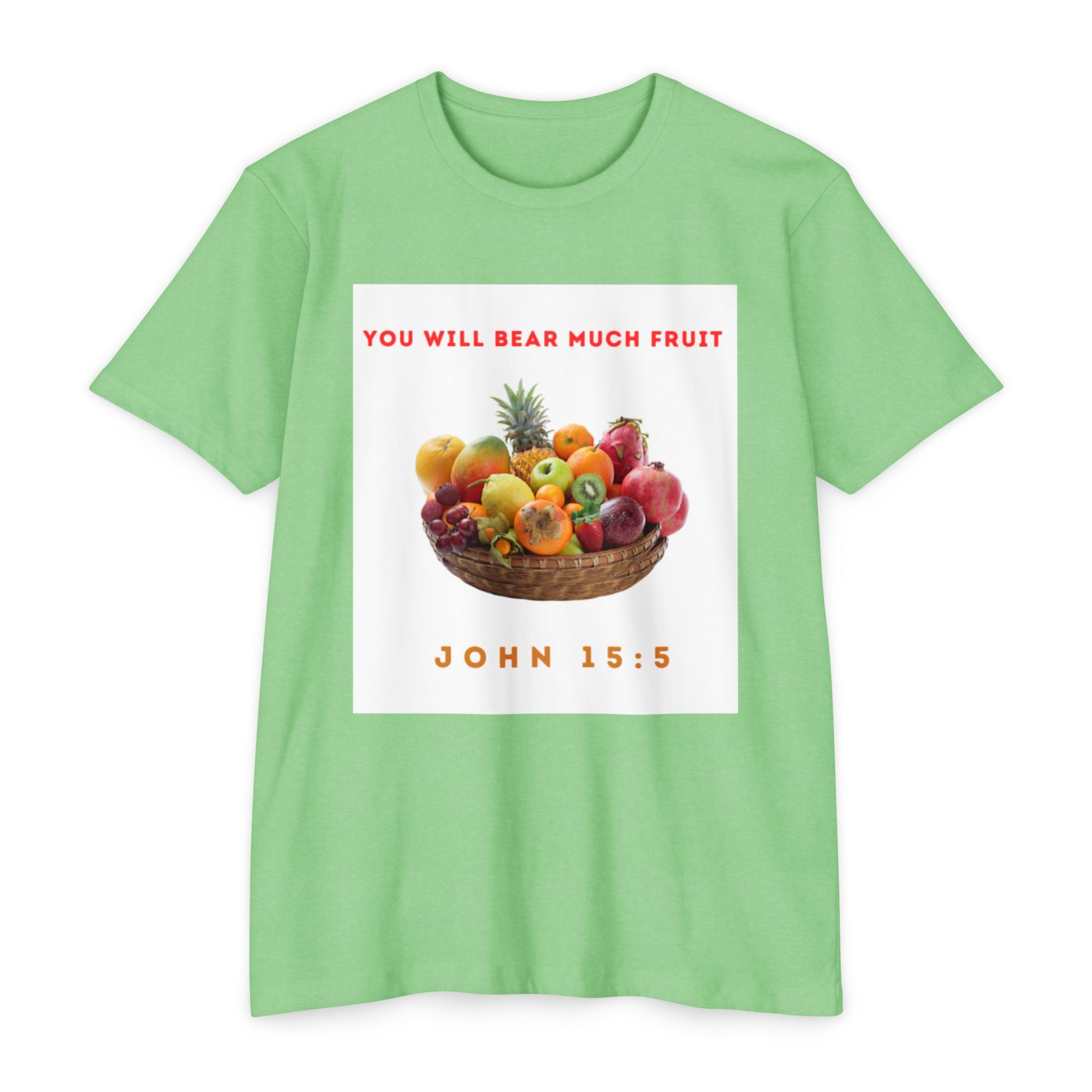 Fruitful Blessings Unisex T-Shirt, Inspirational Gift, Christian Tee, Summer Style, Motivational Shirt, Faith-Based Apparel