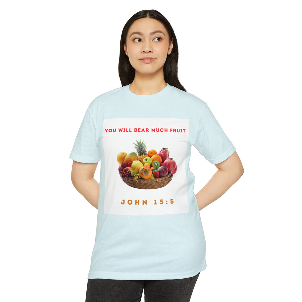 Fruitful Blessings Unisex T-Shirt, Inspirational Gift, Christian Tee, Summer Style, Motivational Shirt, Faith-Based Apparel