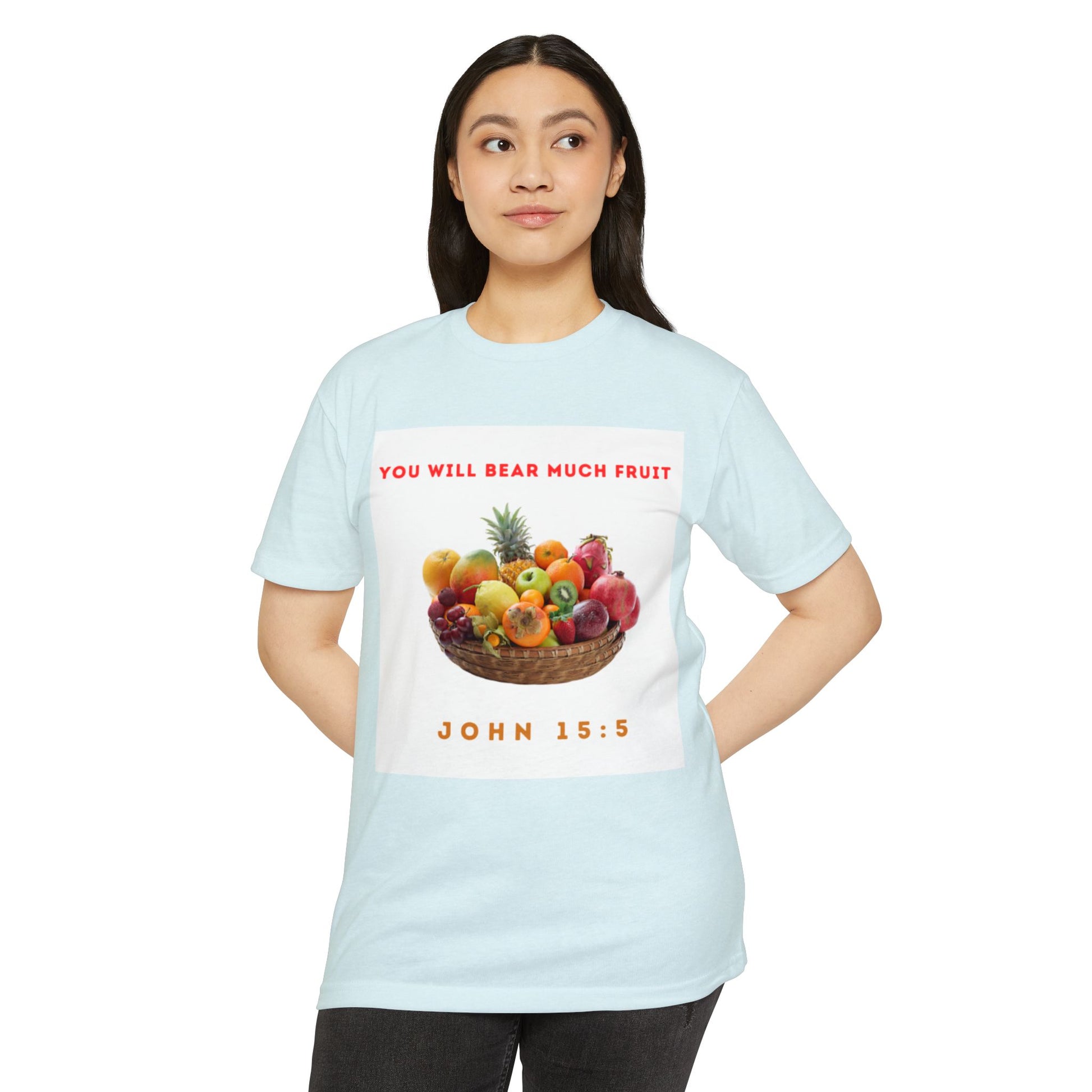 Fruitful Blessings Unisex T-Shirt, Inspirational Gift, Christian Tee, Summer Style, Motivational Shirt, Faith-Based Apparel