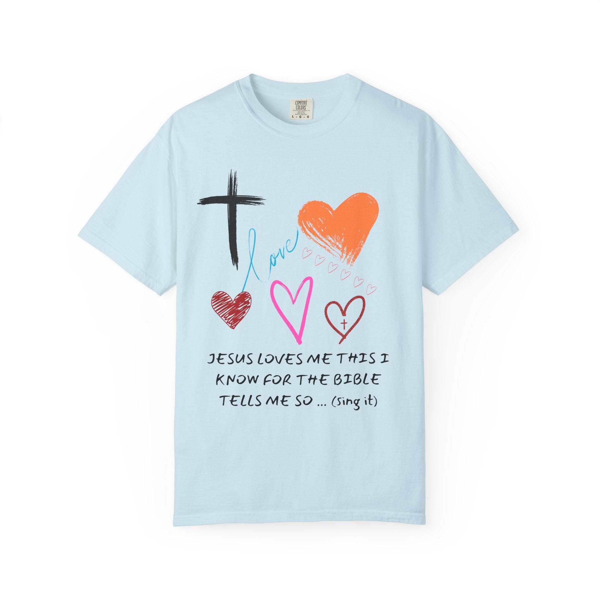 Faith-Inspired Unisex T-Shirt | Jesus Loves Me Design | Christian Apparel, Inspirational Gift, Casual Wear, Spiritual Clothing, Everyday Tee