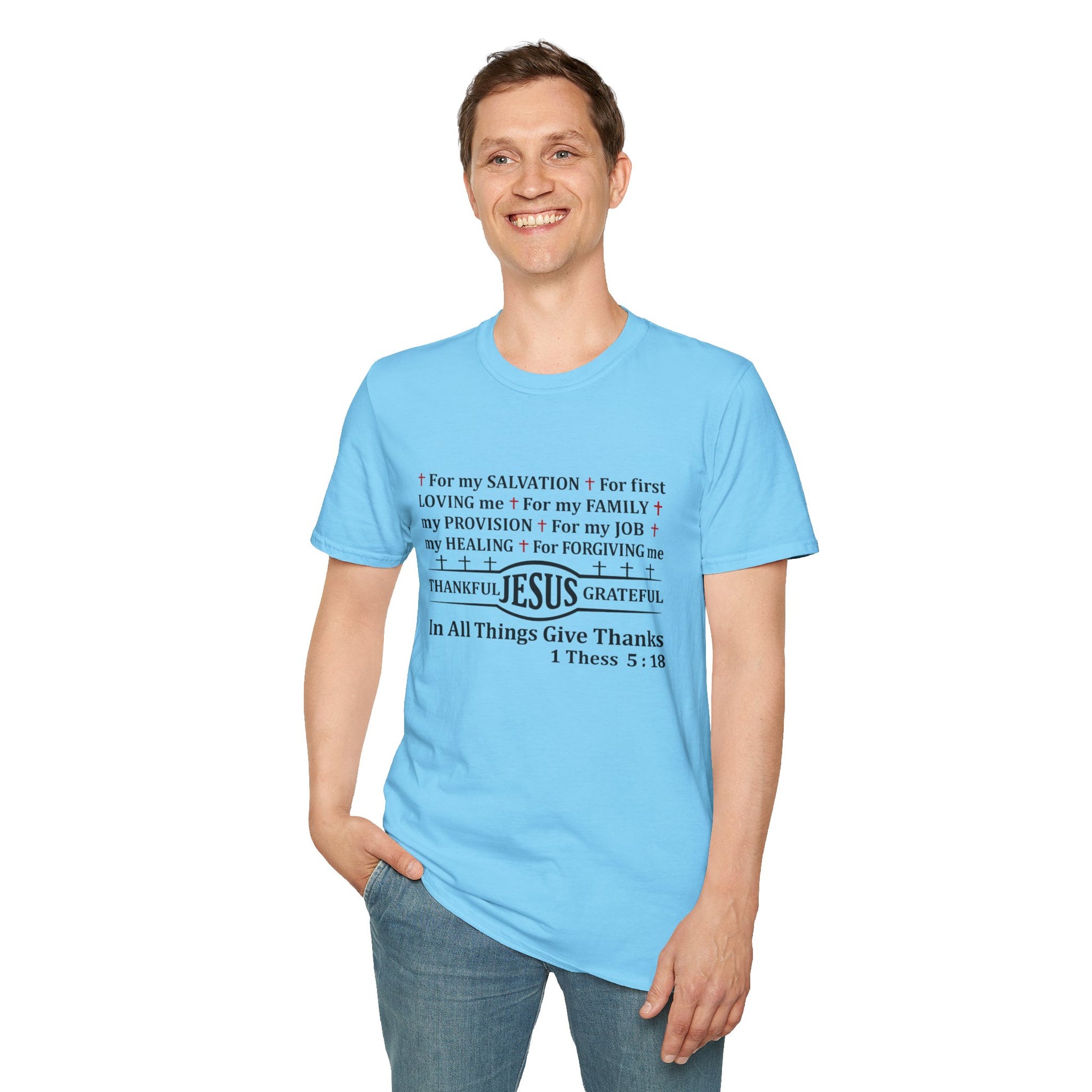 Thankful Jesus Grateful T-Shirt