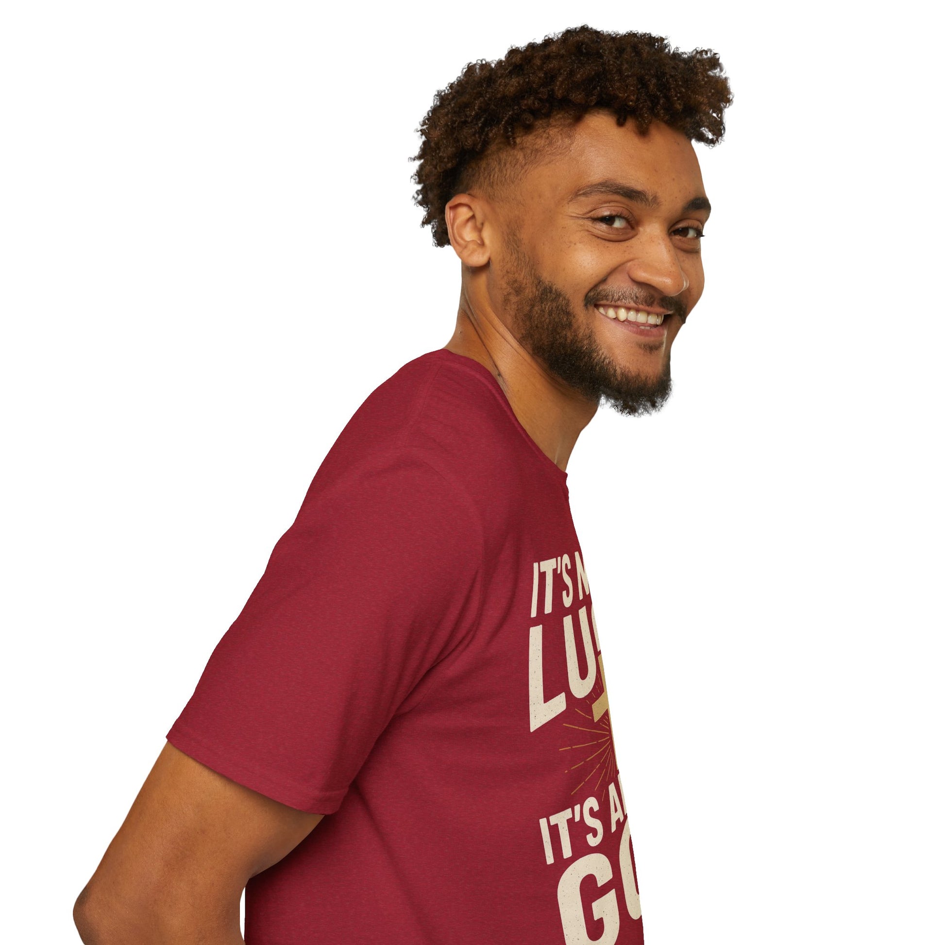 It’s Never Luck, It’s Always God – Unisex Christian T-Shirt