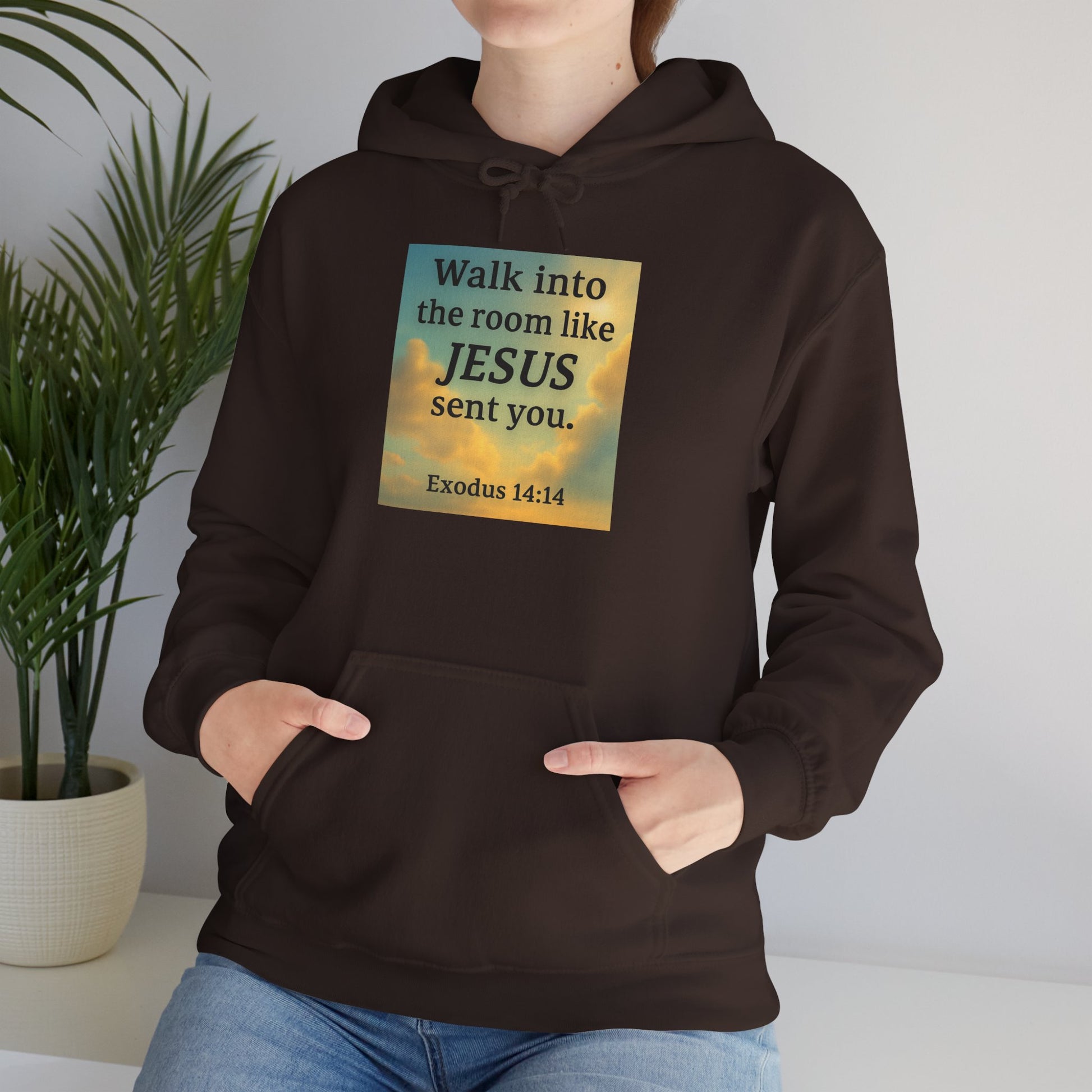 Walk Into The Room Unisex Heavy Blend™ Hooded Sweatshirt