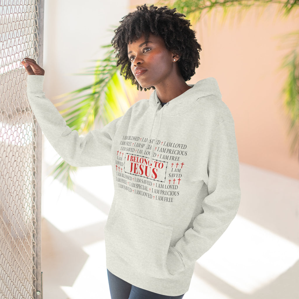 I Belong To Jesus Hoodie – Unisex Fleece Christian Sweatshirt, Faith Apparel Gift
