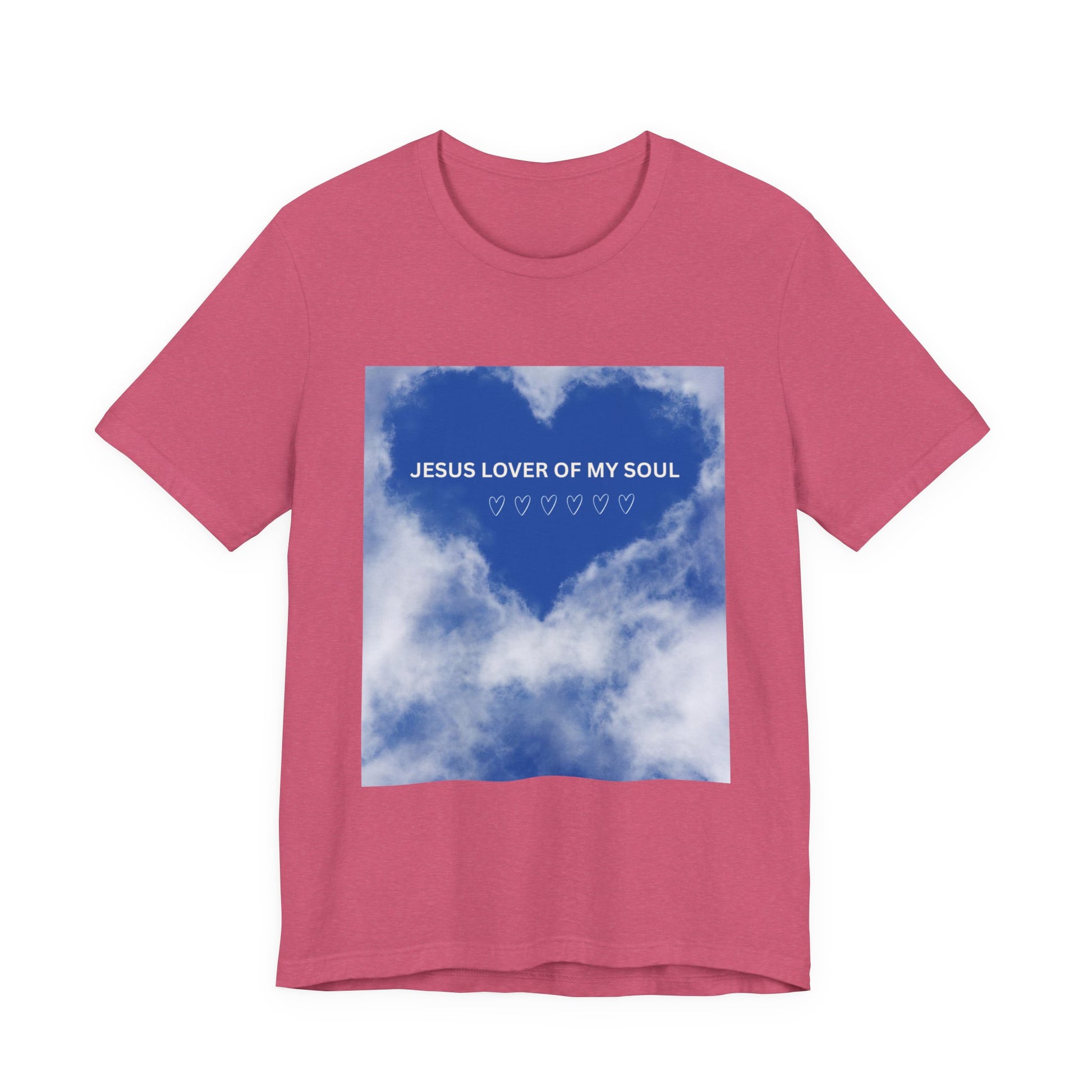 Jesus Lover of My Soul Tee - Comfort, Faith, Inspiration, Gift for Believers, Everyday Wear, Religious Apparel