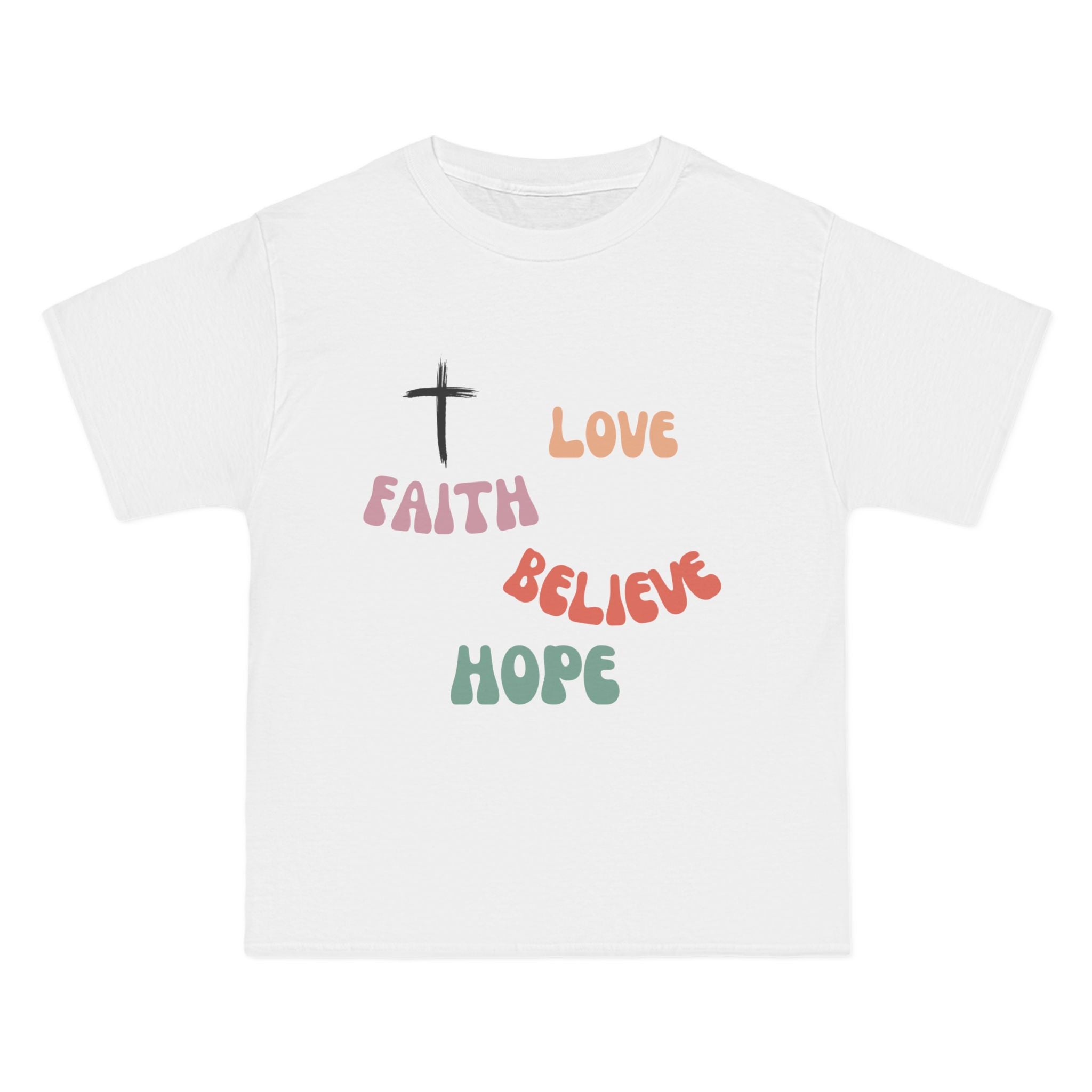 LOVE FAITH HOPE Inspirational T-Shirt