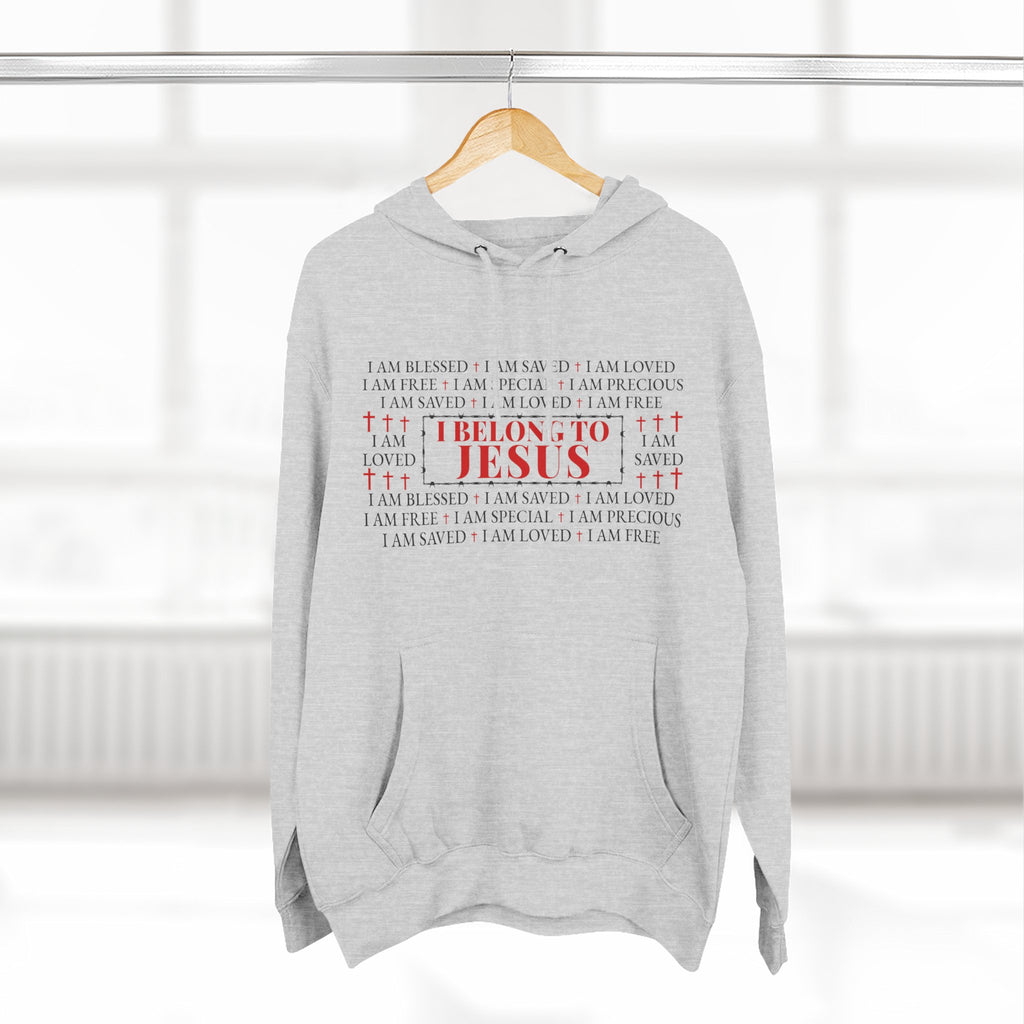 I Belong To Jesus Hoodie – Unisex Fleece Christian Sweatshirt, Faith Apparel Gift