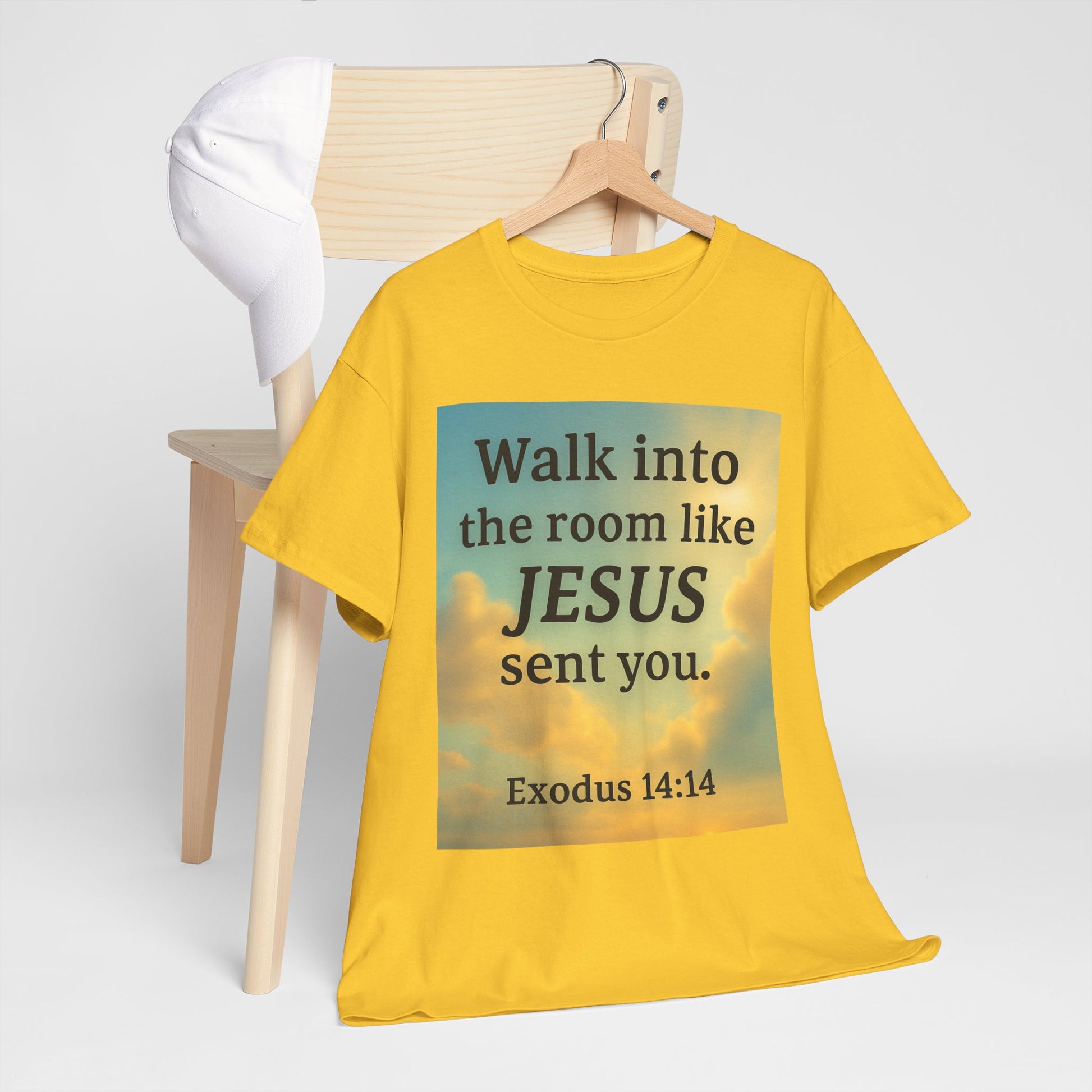 Walk into the Room like JESUS, Cotton T-Shirt