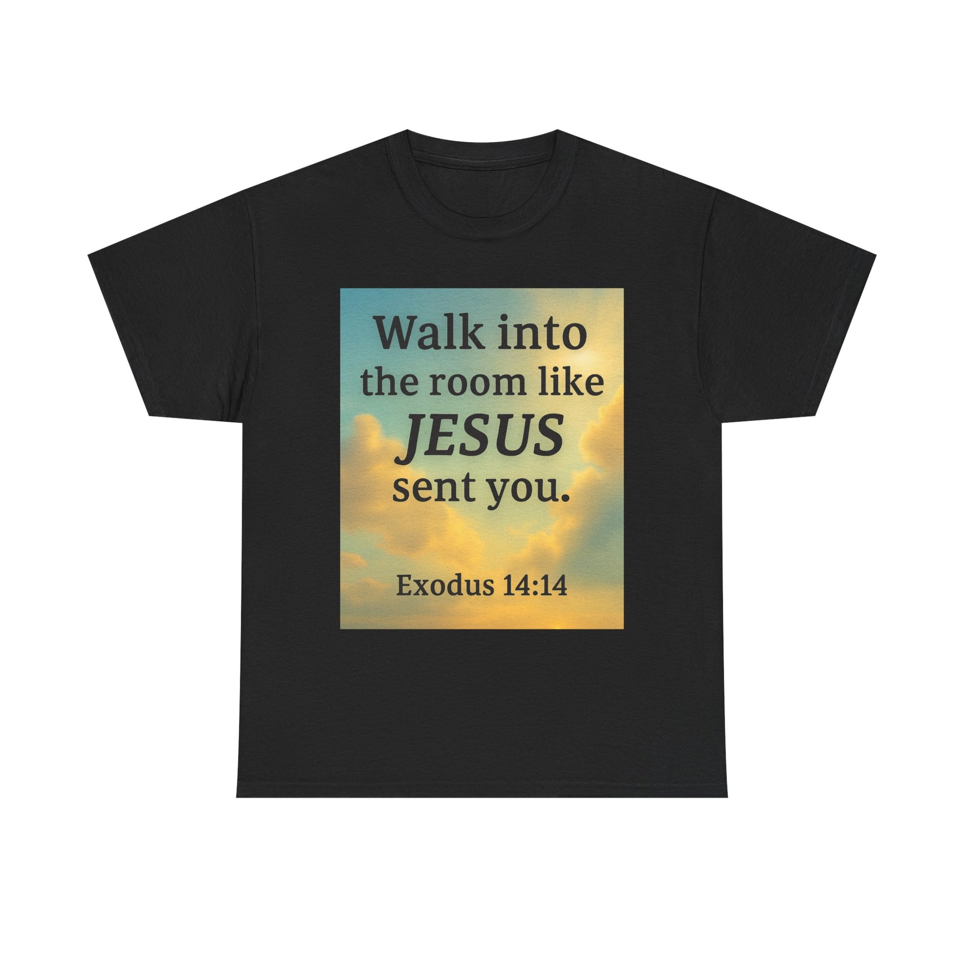 Walk into the Room like JESUS, Cotton T-Shirt