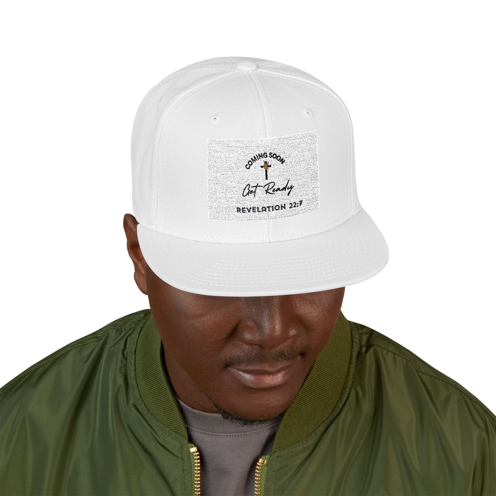 Revelation 22:7 Embroidered Snapback Cap