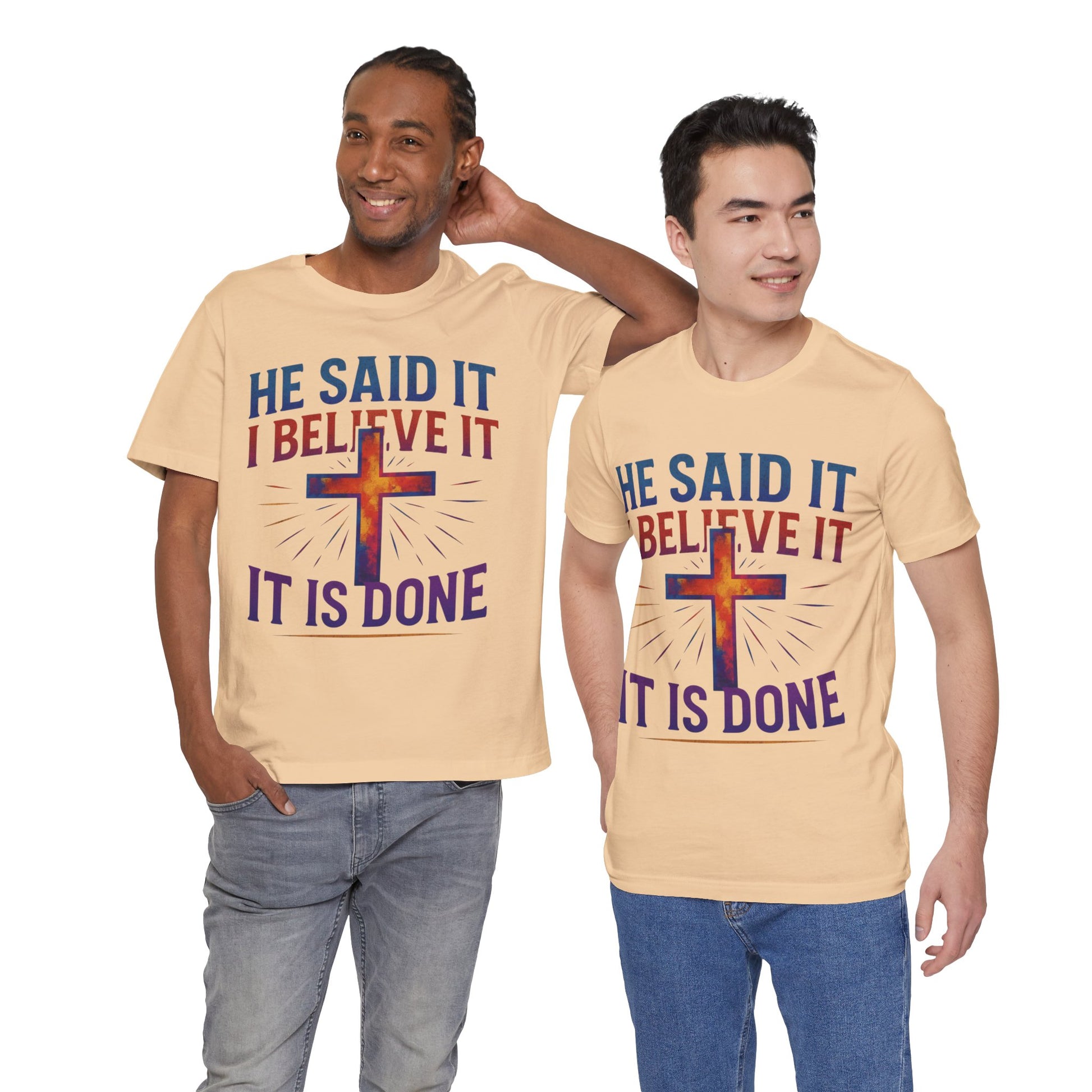 He Said It I Believe It T-Shirt – Christian Unisex Faith Tee with Bible-Inspired Quote