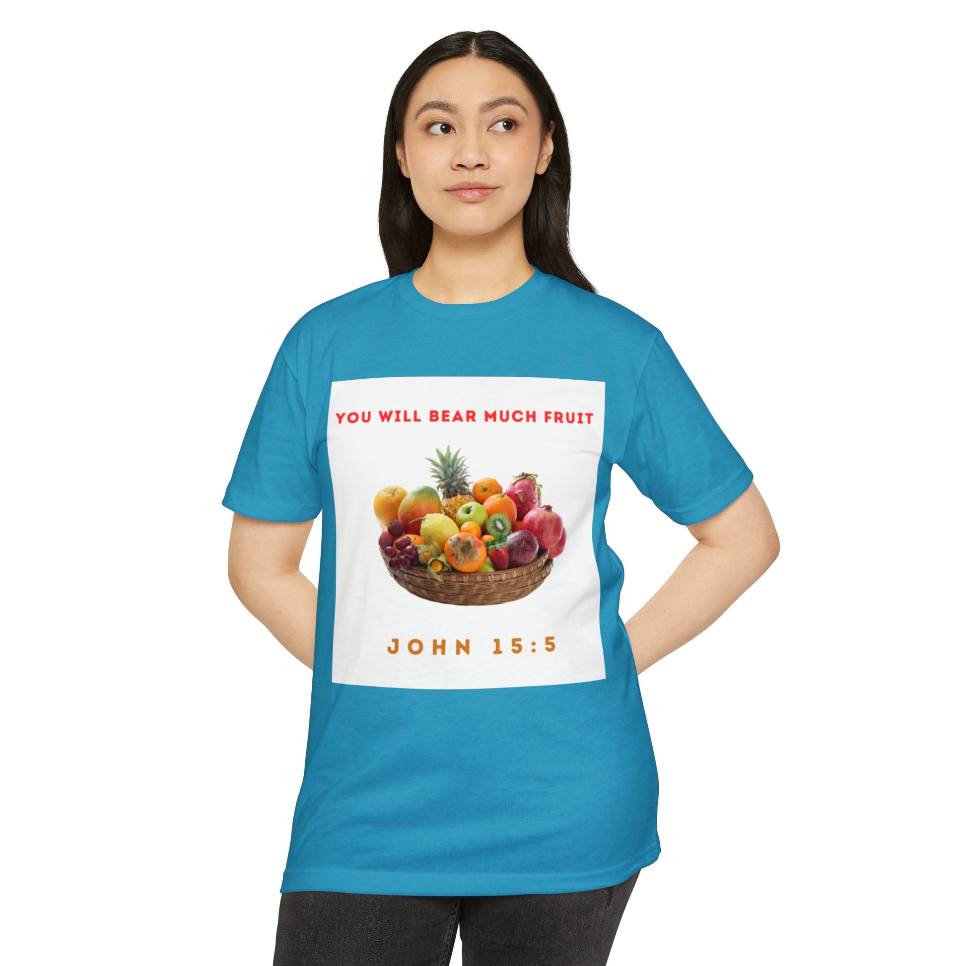 Fruitful Blessings Unisex T-Shirt, Inspirational Gift, Christian Tee, Summer Style, Motivational Shirt, Faith-Based Apparel