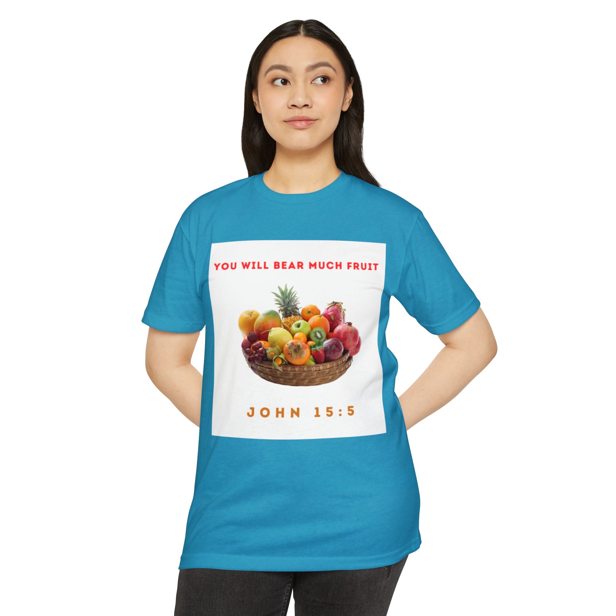 Fruitful Blessings Unisex T-Shirt, Inspirational Gift, Christian Tee, Summer Style, Motivational Shirt, Faith-Based Apparel