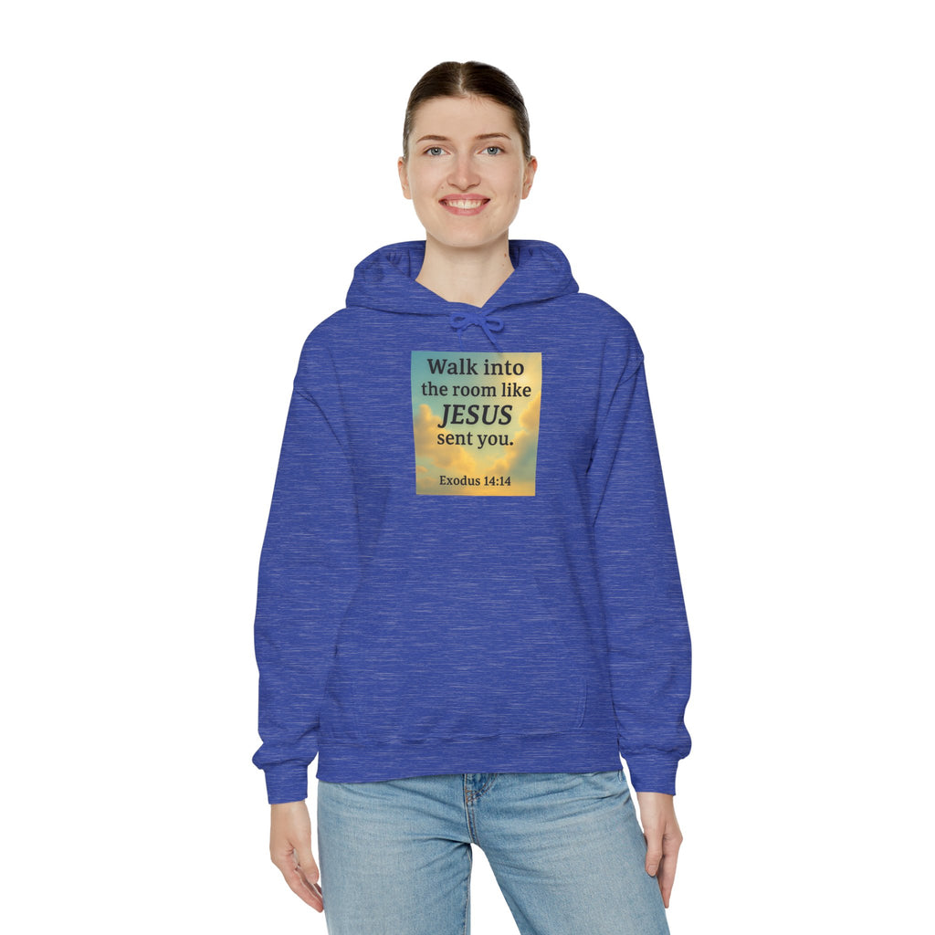 Walk Into The Room Unisex Heavy Blend™ Hooded Sweatshirt