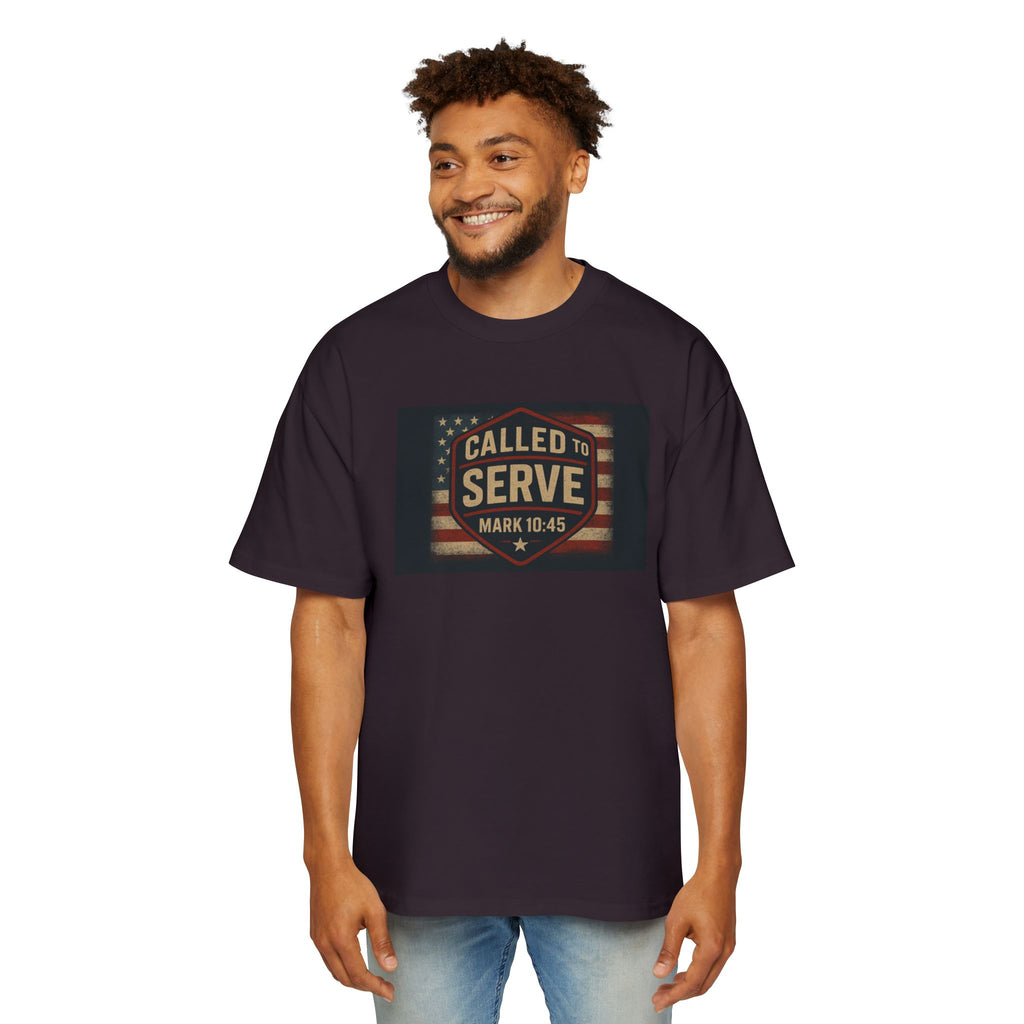 Called to Serve Heavy Oversized Tee