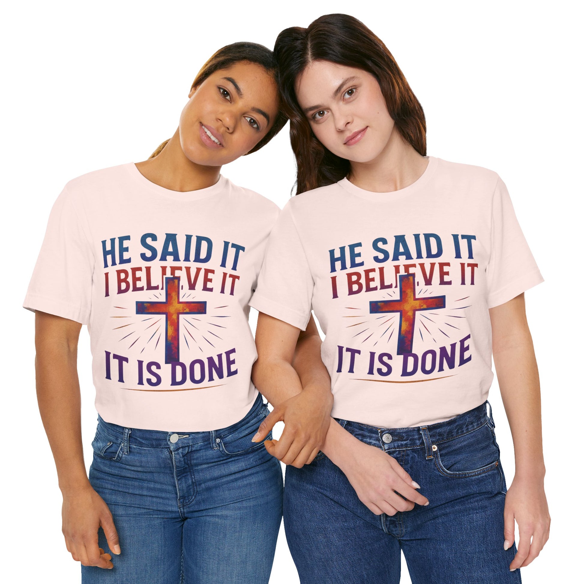 He Said It I Believe It T-Shirt – Christian Unisex Faith Tee with Bible-Inspired Quote