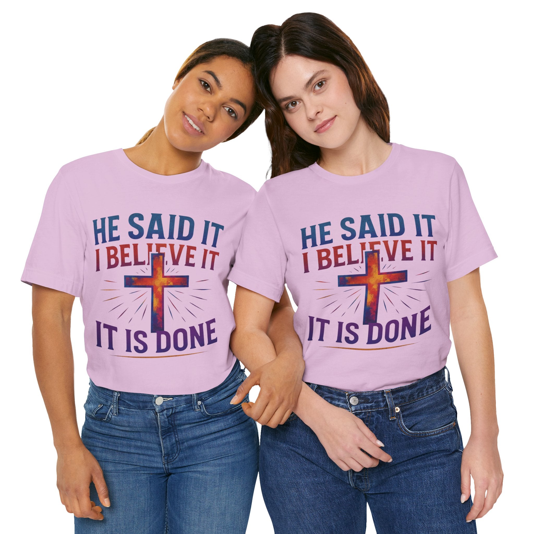 He Said It I Believe It T-Shirt – Christian Unisex Faith Tee with Bible-Inspired Quote