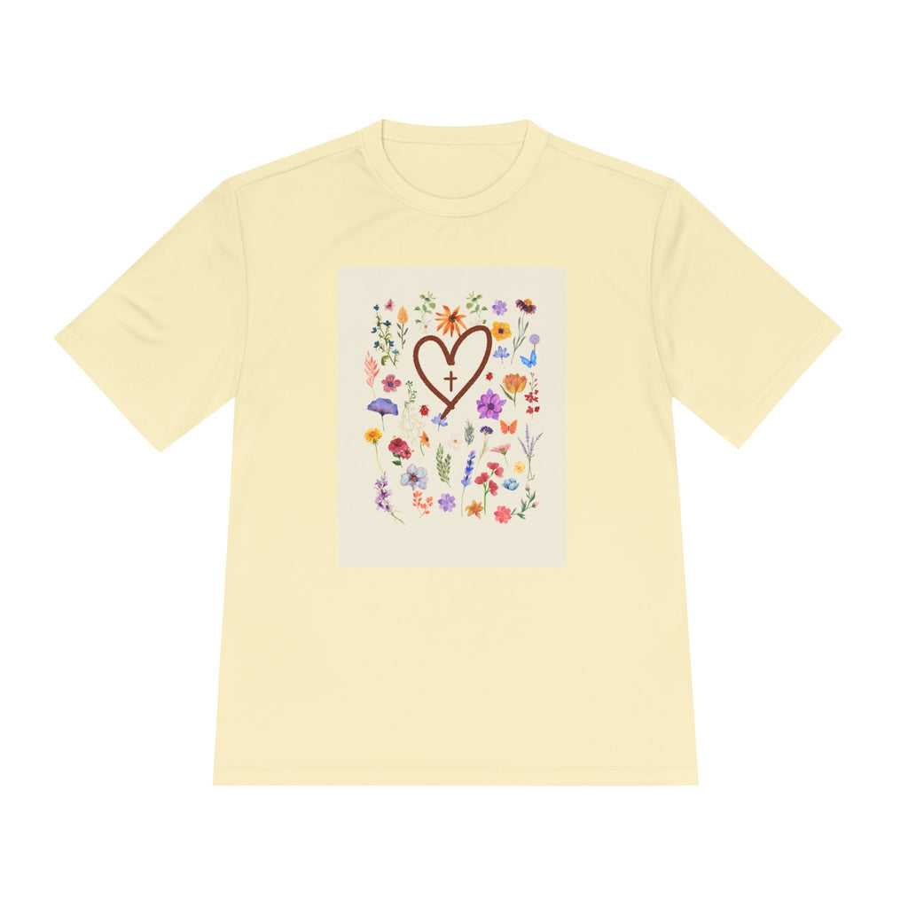 Flowers with Cross Summer Shirt