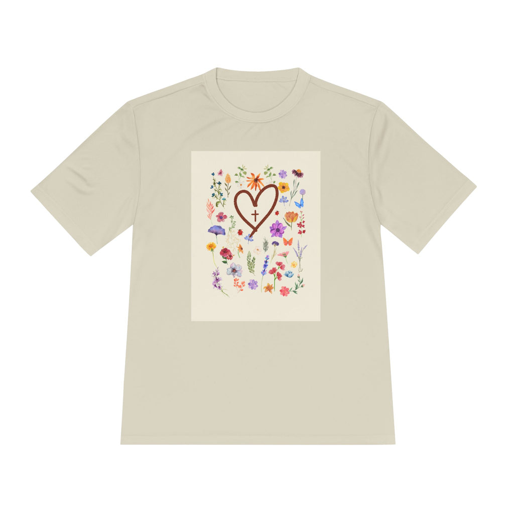 Flowers with Cross Summer Shirt