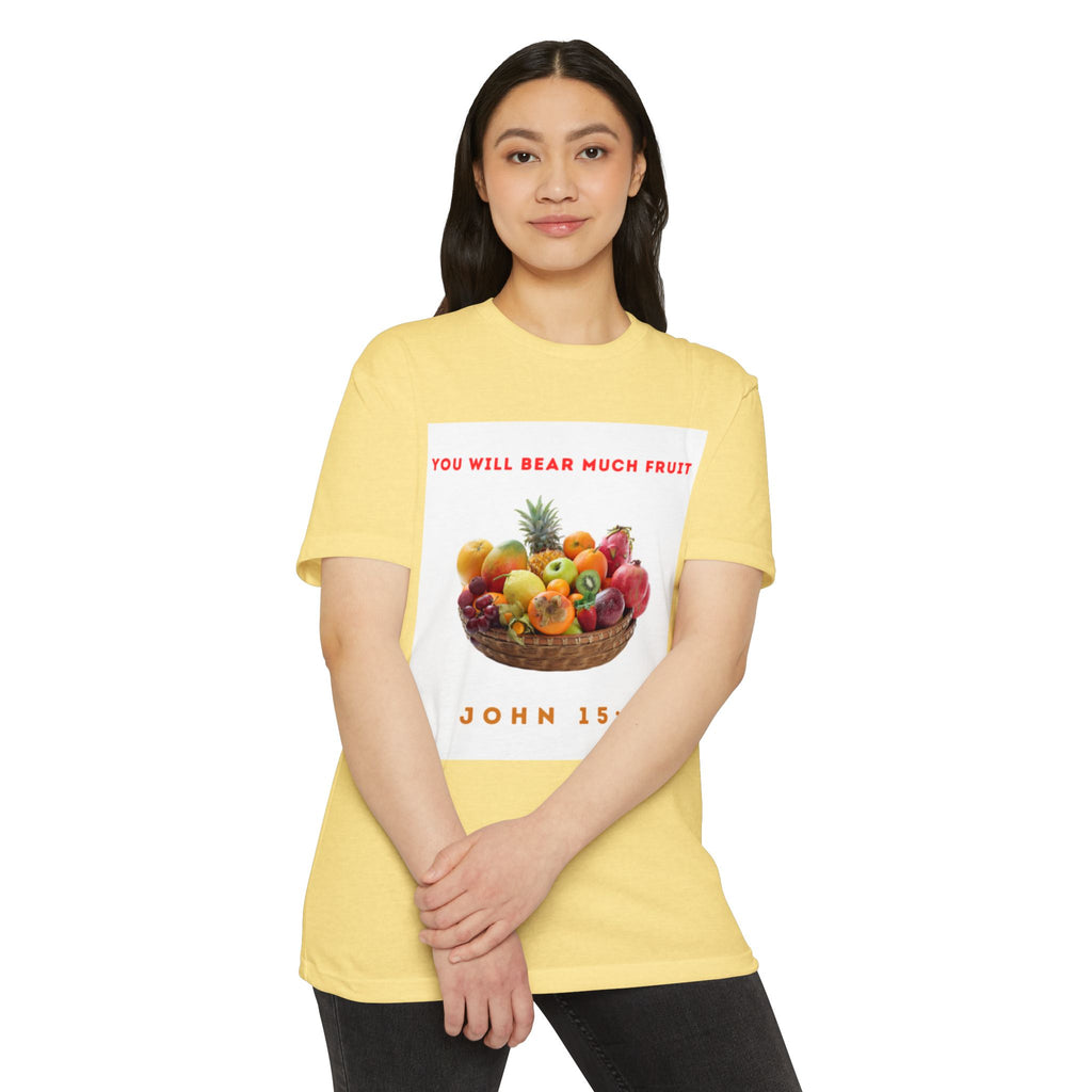 Fruitful Blessings Unisex T-Shirt, Inspirational Gift, Christian Tee, Summer Style, Motivational Shirt, Faith-Based Apparel